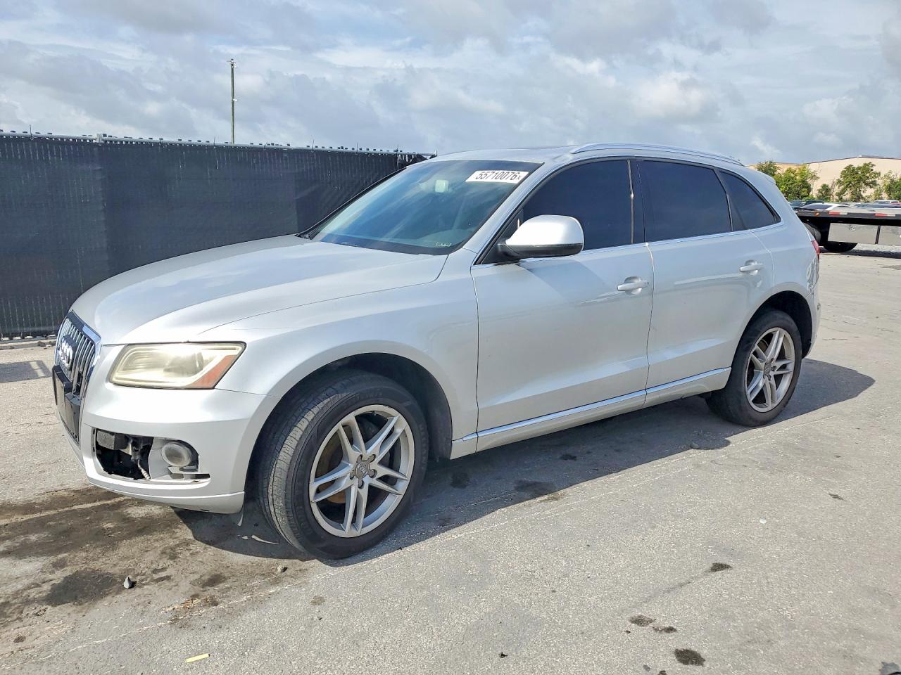 2013 Audi Q5 Premium Plus Silver vin: WA1LFAFP2DA022484