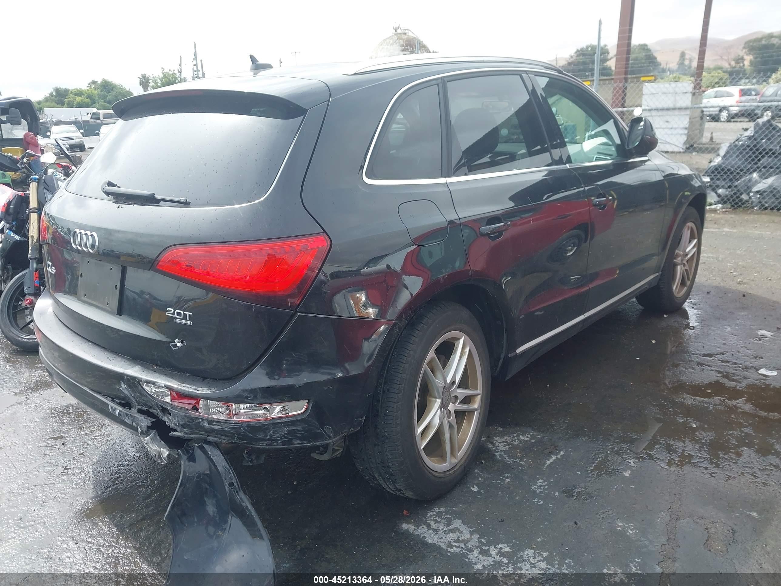 2013 Audi Q5 2.0t Premium Black vin: WA1LFAFP2DA030195