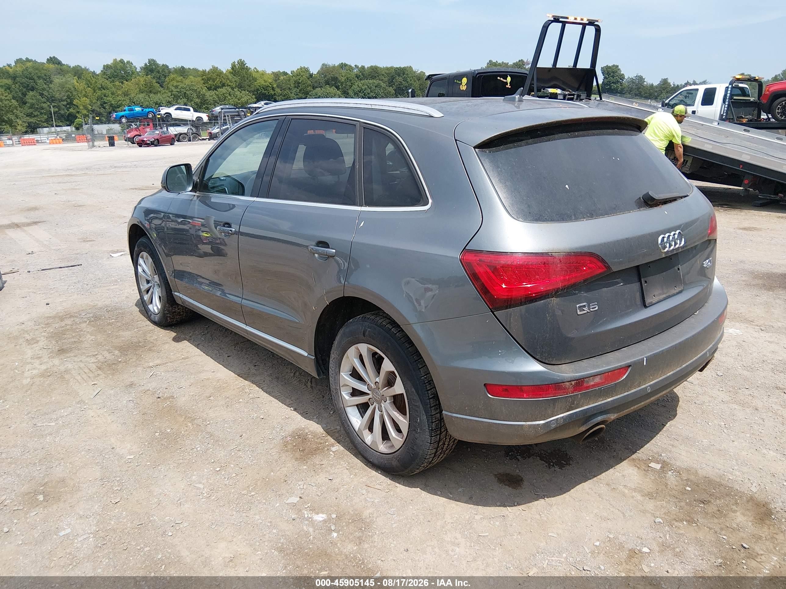 2013 Audi Q5 2.0t Premium Gray vin: WA1LFAFP2DA101041