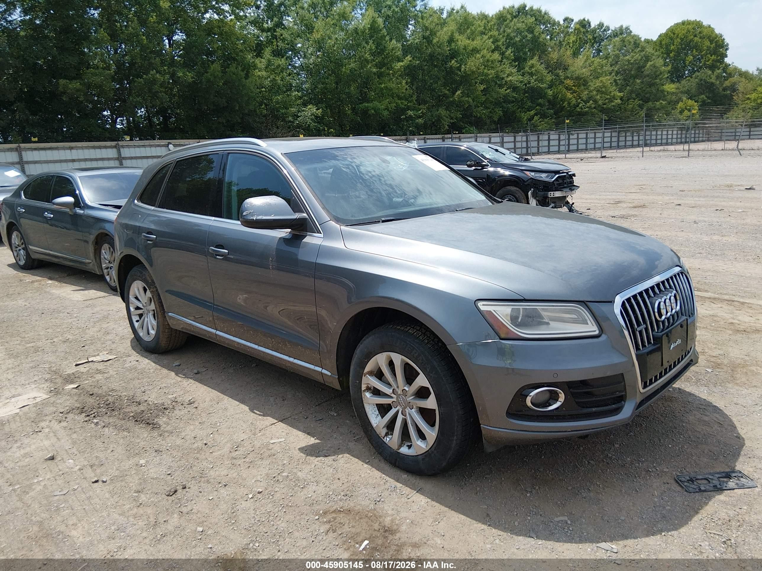2013 Audi Q5 2.0t Premium Gray vin: WA1LFAFP2DA101041