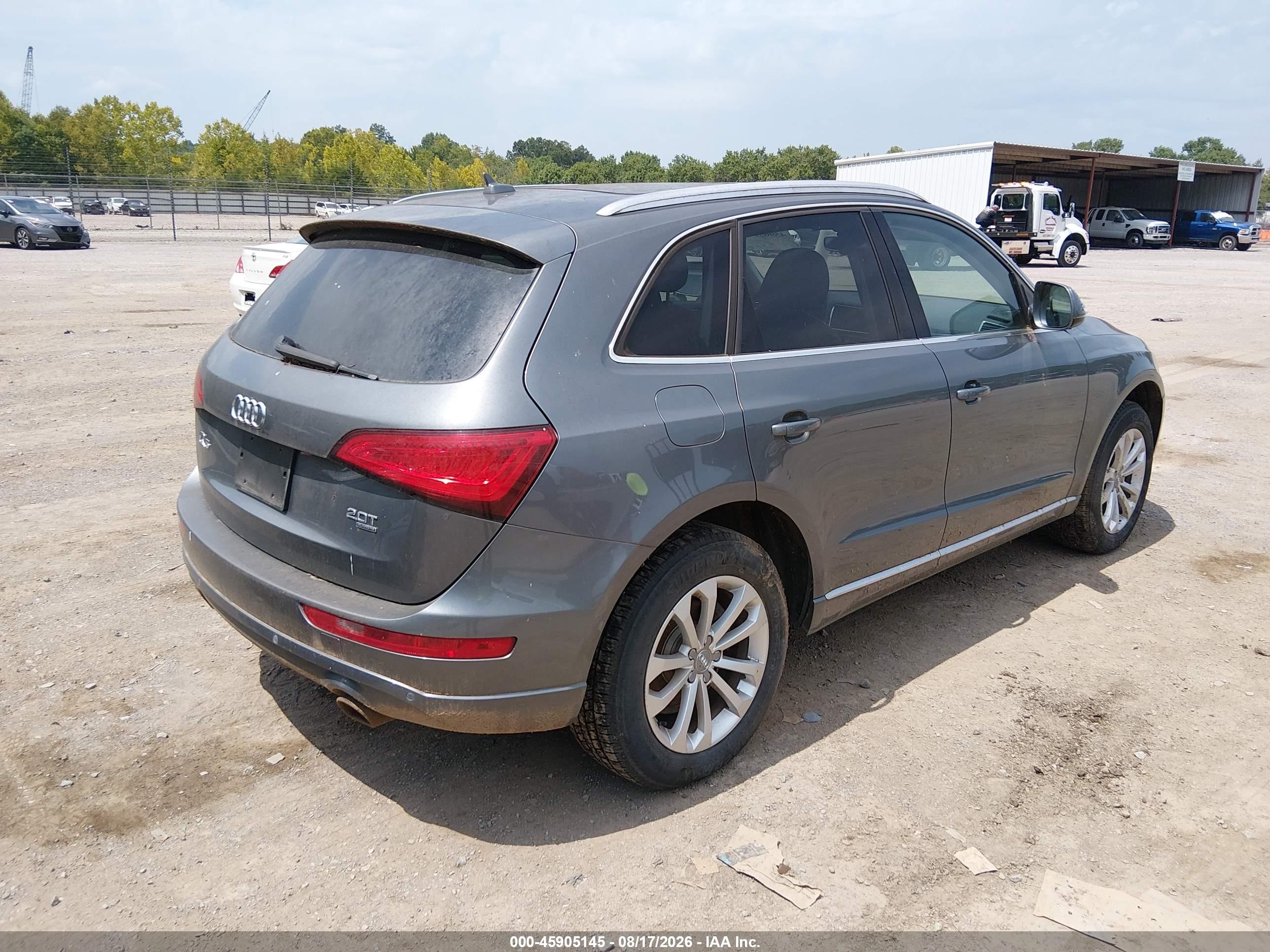 2013 Audi Q5 2.0t Premium Gray vin: WA1LFAFP2DA101041