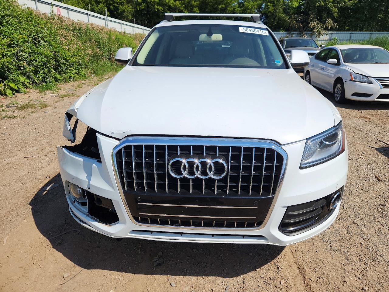 2014 Audi Q5 Premium Plus Белый vin: WA1LFAFP2EA019716