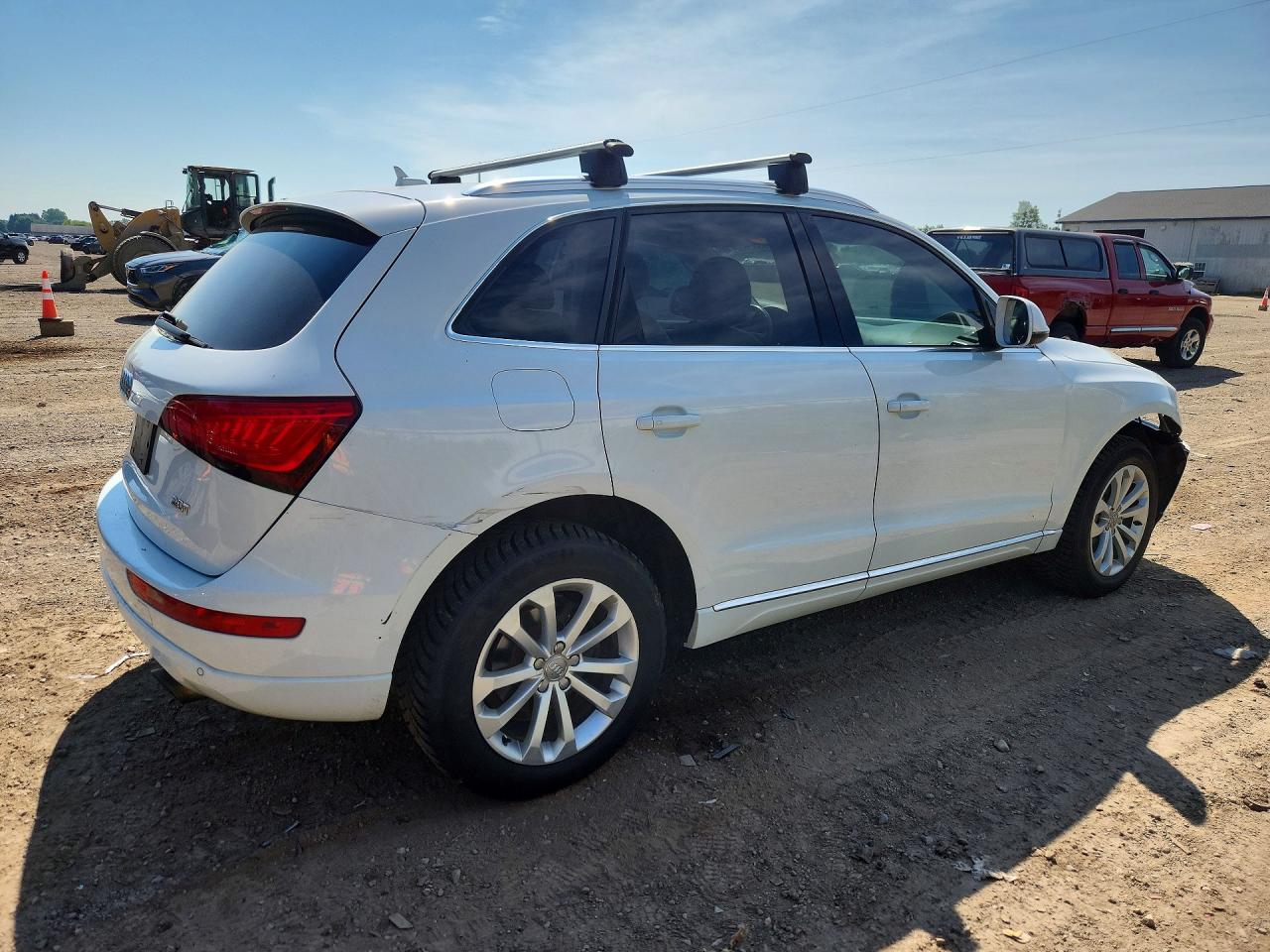 2014 Audi Q5 Premium Plus Белый vin: WA1LFAFP2EA019716