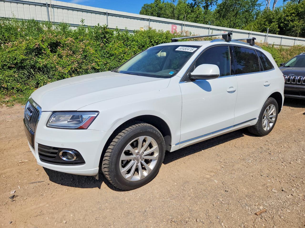 2014 Audi Q5 Premium Plus Белый vin: WA1LFAFP2EA019716