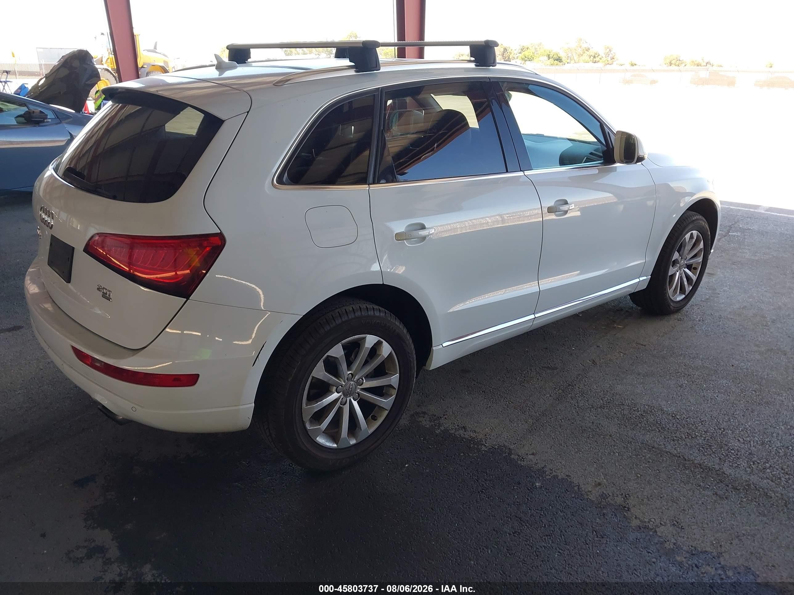 2014 Audi Q5 2.0t Premium White vin: WA1LFAFP2EA041196