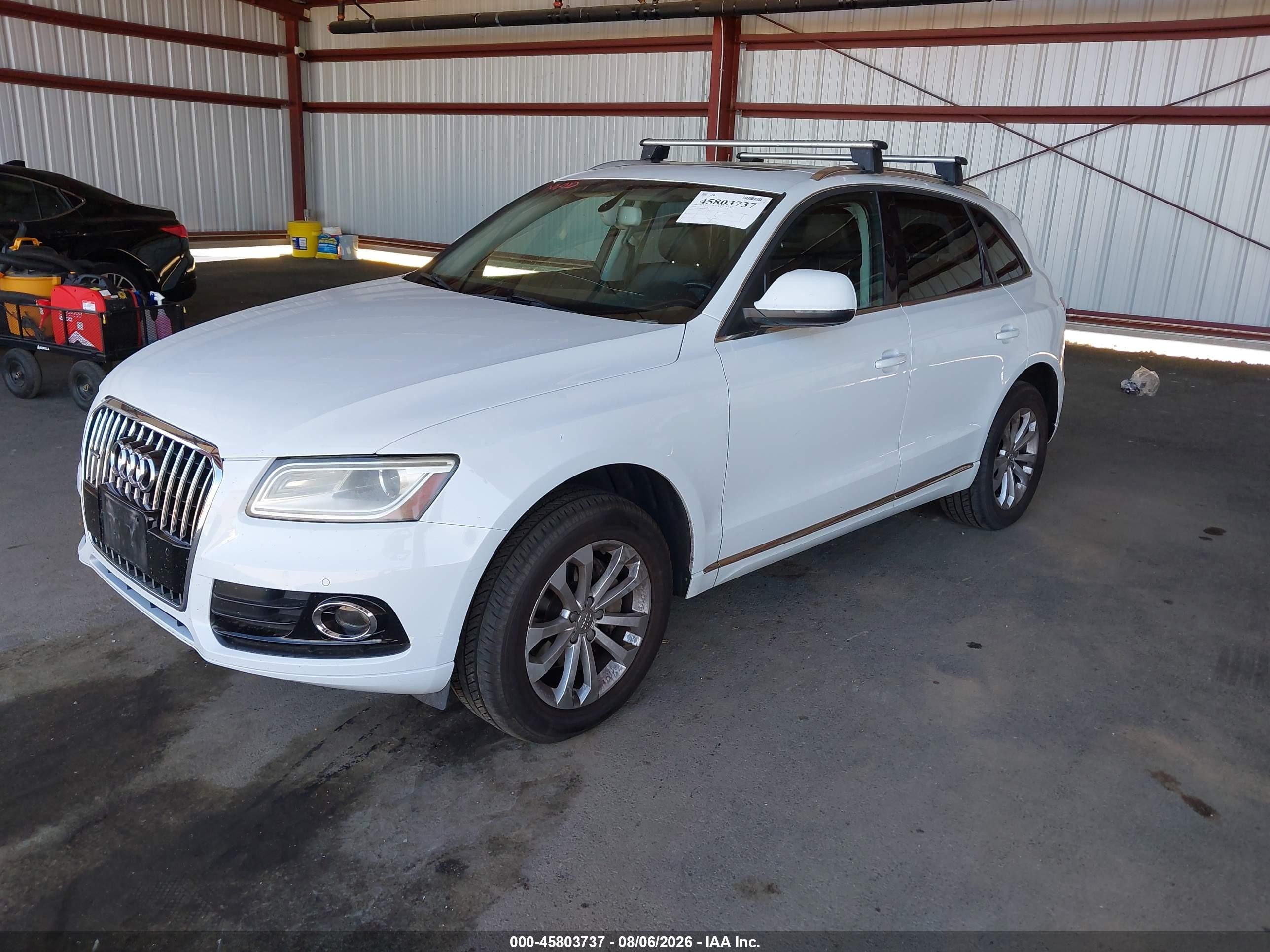 2014 Audi Q5 2.0t Premium White vin: WA1LFAFP2EA041196