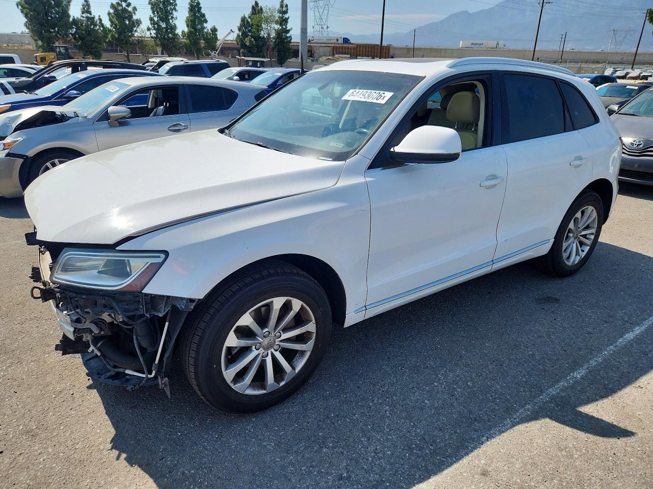 2014 Audi Q5 Premium Plus White vin: WA1LFAFP2EA054515