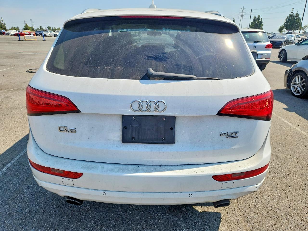 2014 Audi Q5 Premium Plus White vin: WA1LFAFP2EA054515