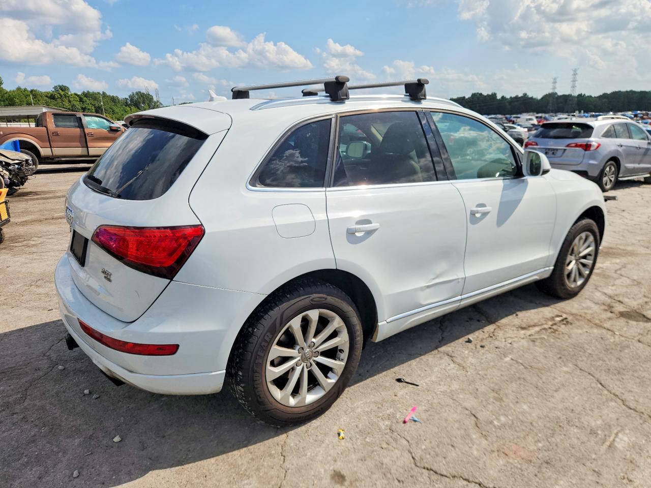 2014 Audi Q5 Premium Plus White vin: WA1LFAFP2EA079933