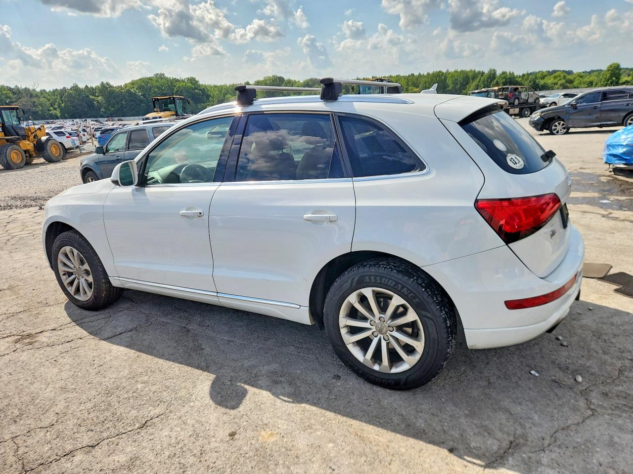 2014 Audi Q5 Premium Plus White vin: WA1LFAFP2EA079933