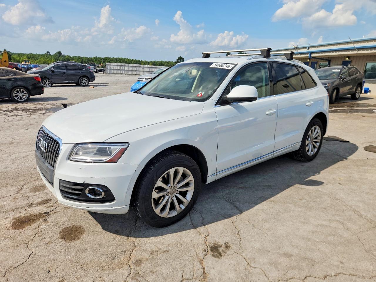 2014 Audi Q5 Premium Plus Белый vin: WA1LFAFP2EA079933