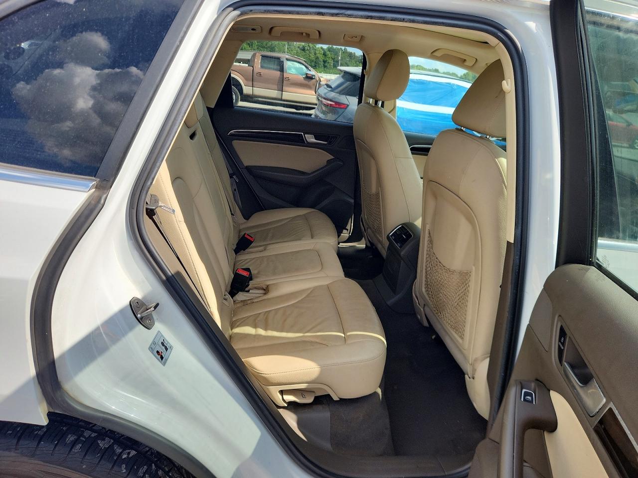 2014 Audi Q5 Premium Plus White vin: WA1LFAFP2EA079933