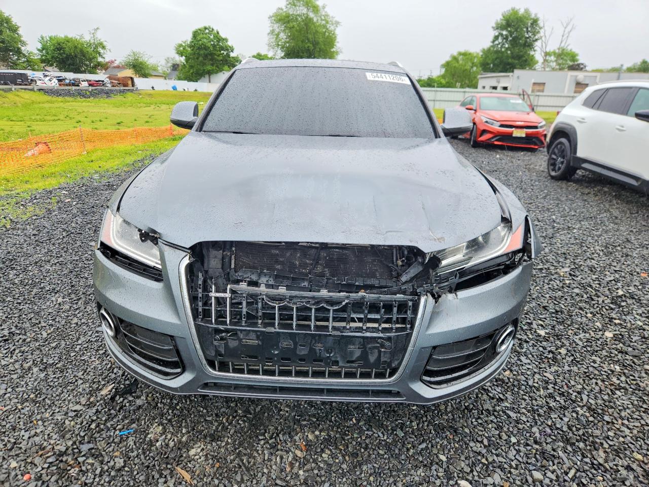 2014 Audi Q5 Premium Plus Серый vin: WA1LFAFP2EA080631