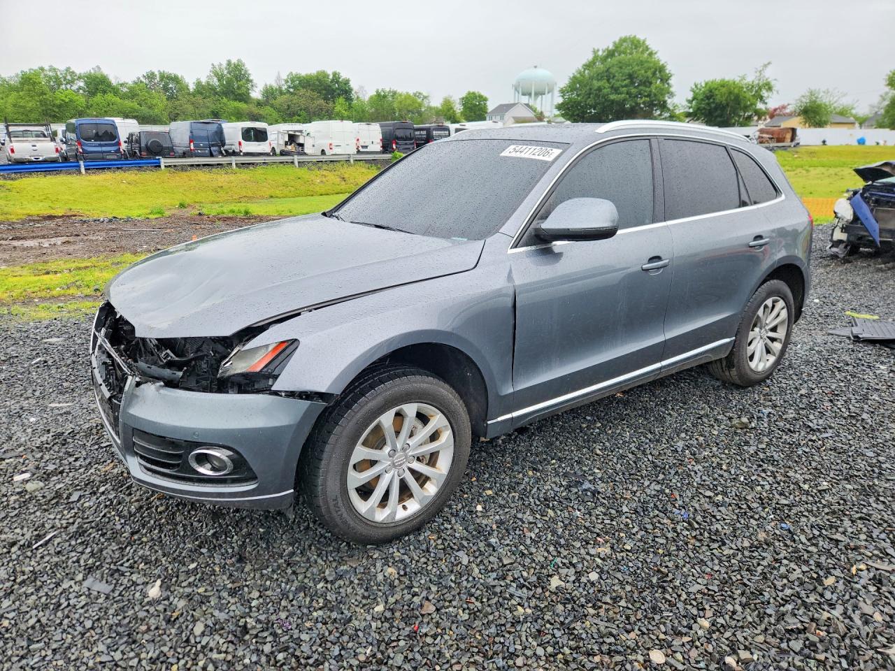 2014 Audi Q5 Premium Plus Серый vin: WA1LFAFP2EA080631