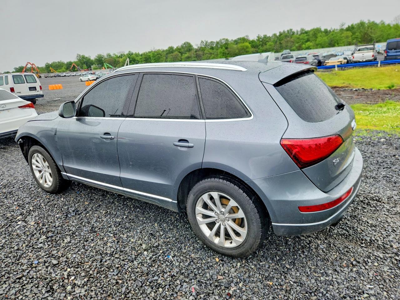 2014 Audi Q5 Premium Plus Серый vin: WA1LFAFP2EA080631