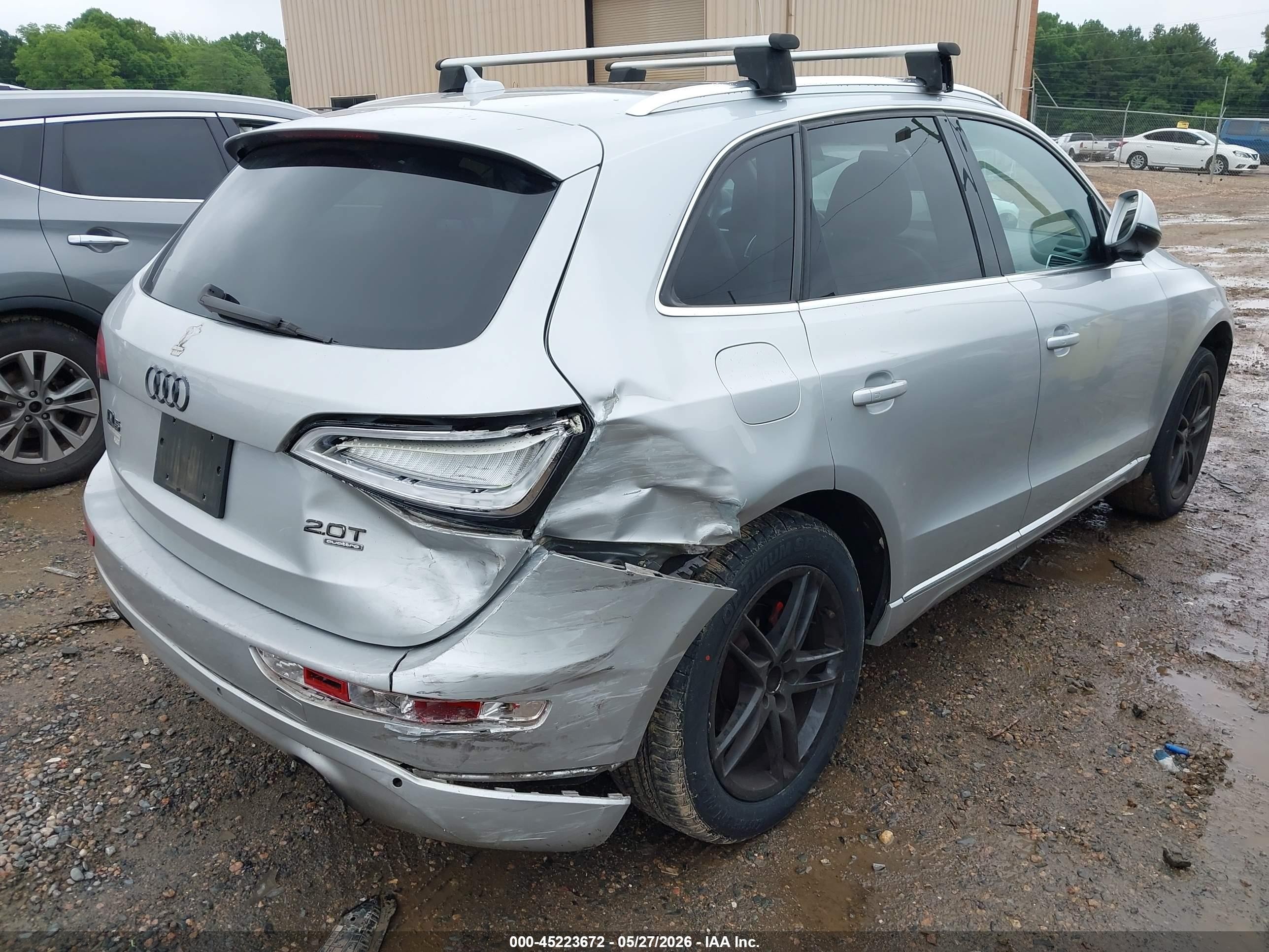 2014 Audi Q5 2.0t Premium Silver vin: WA1LFAFP2EA081567