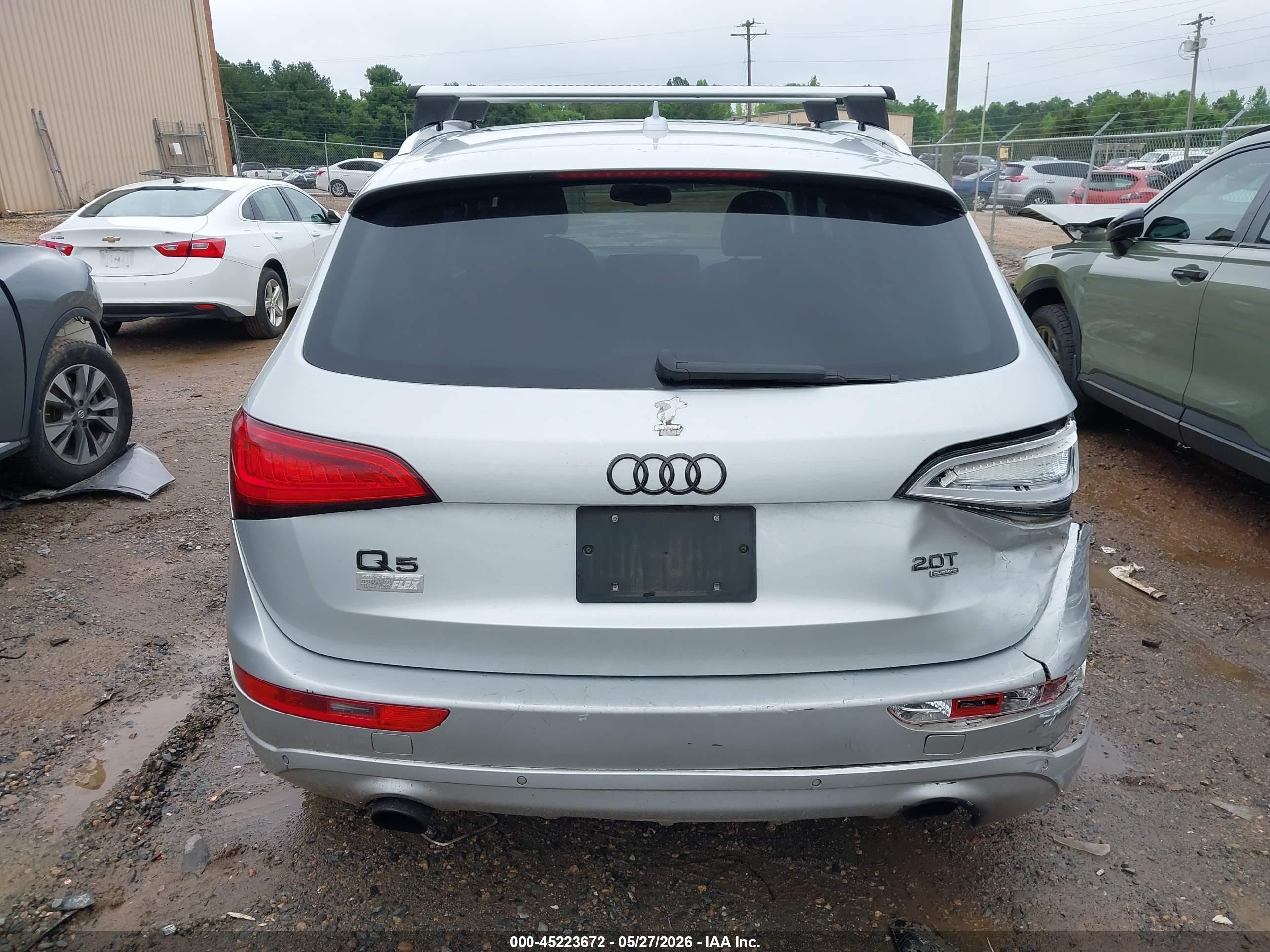 2014 Audi Q5 2.0t Premium Silver vin: WA1LFAFP2EA081567