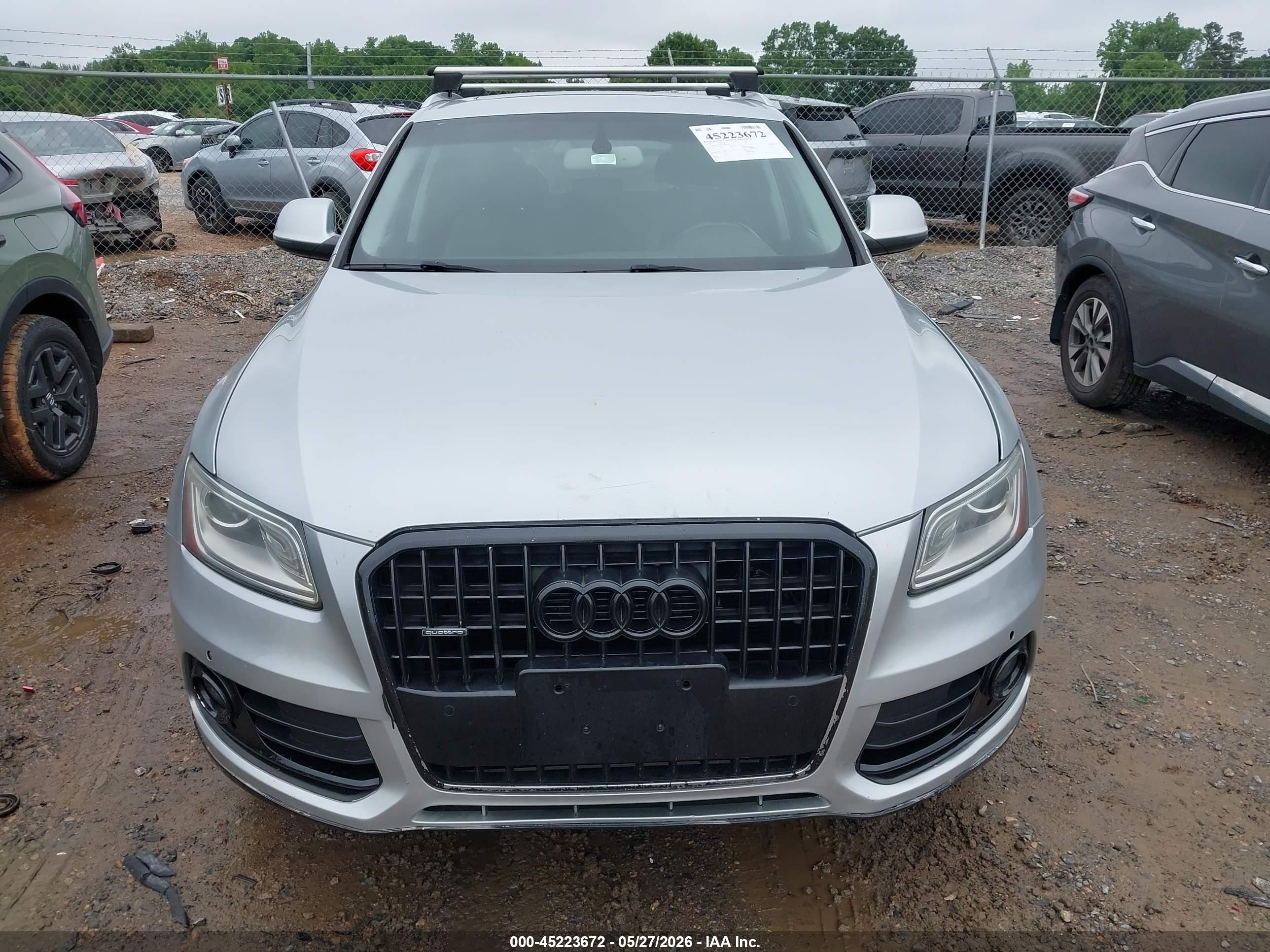 2014 Audi Q5 2.0t Premium Silver vin: WA1LFAFP2EA081567