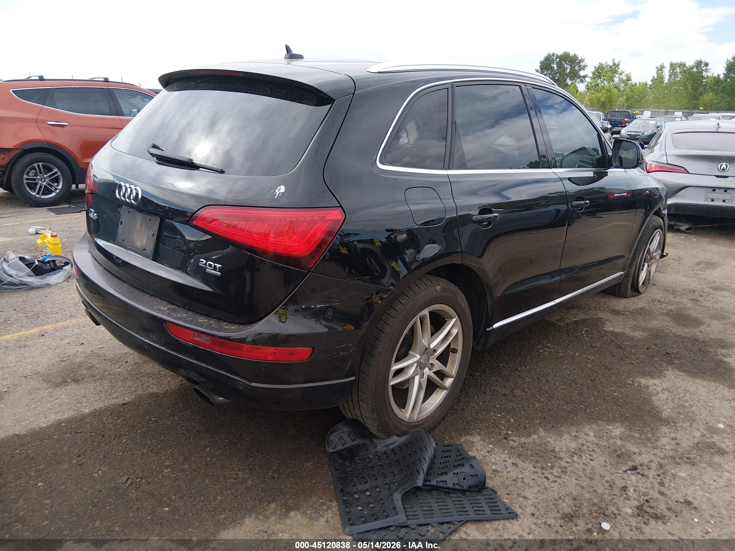 2014 Audi Q5 2.0t Premium Black vin: WA1LFAFP2EA092665