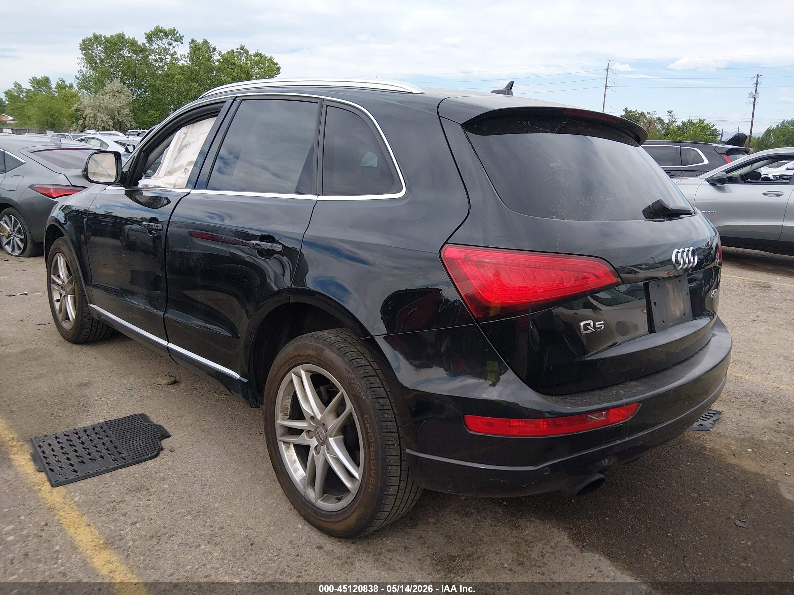 2014 Audi Q5 2.0t Premium Black vin: WA1LFAFP2EA092665