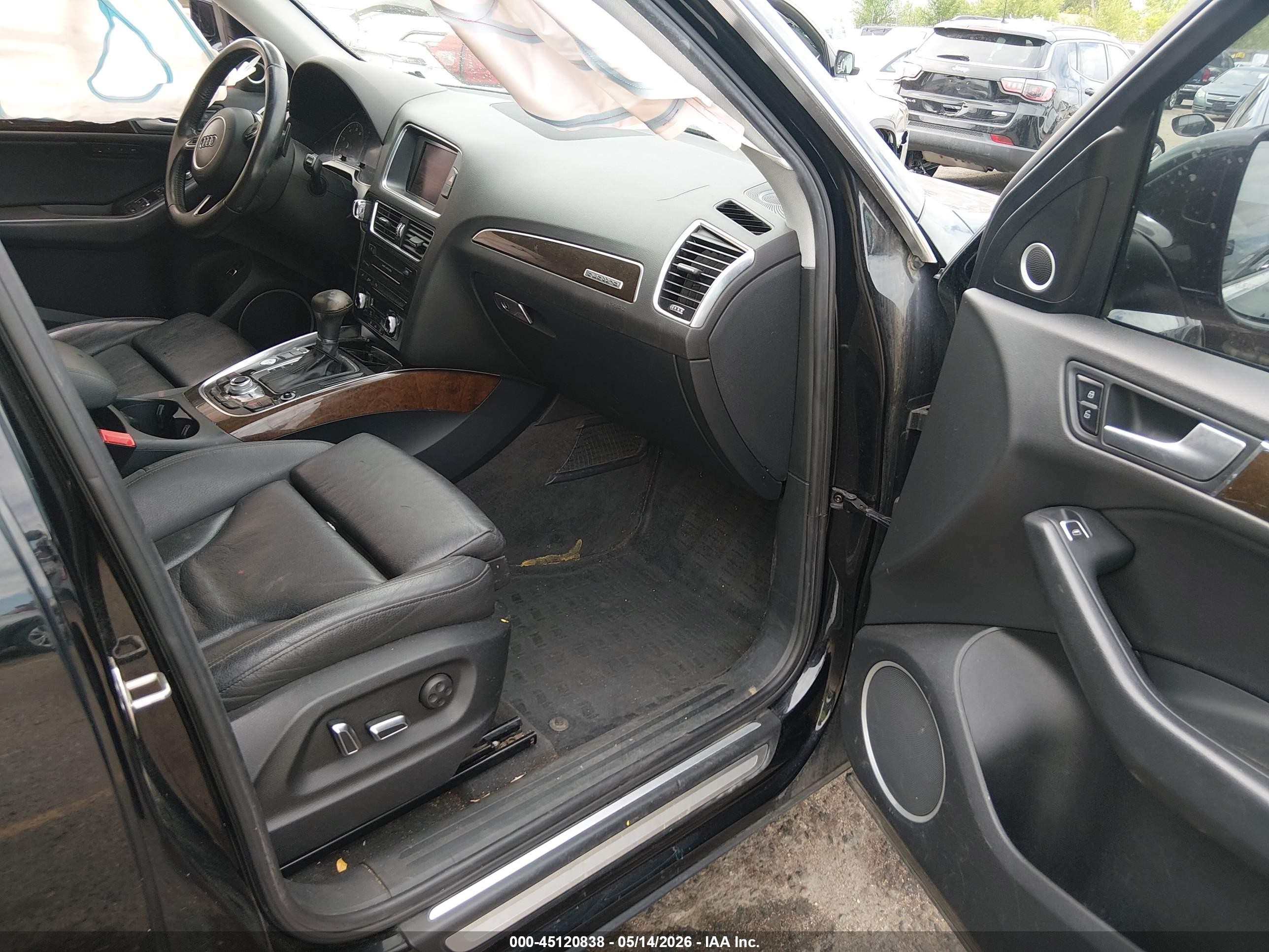 2014 Audi Q5 2.0t Premium Black vin: WA1LFAFP2EA092665