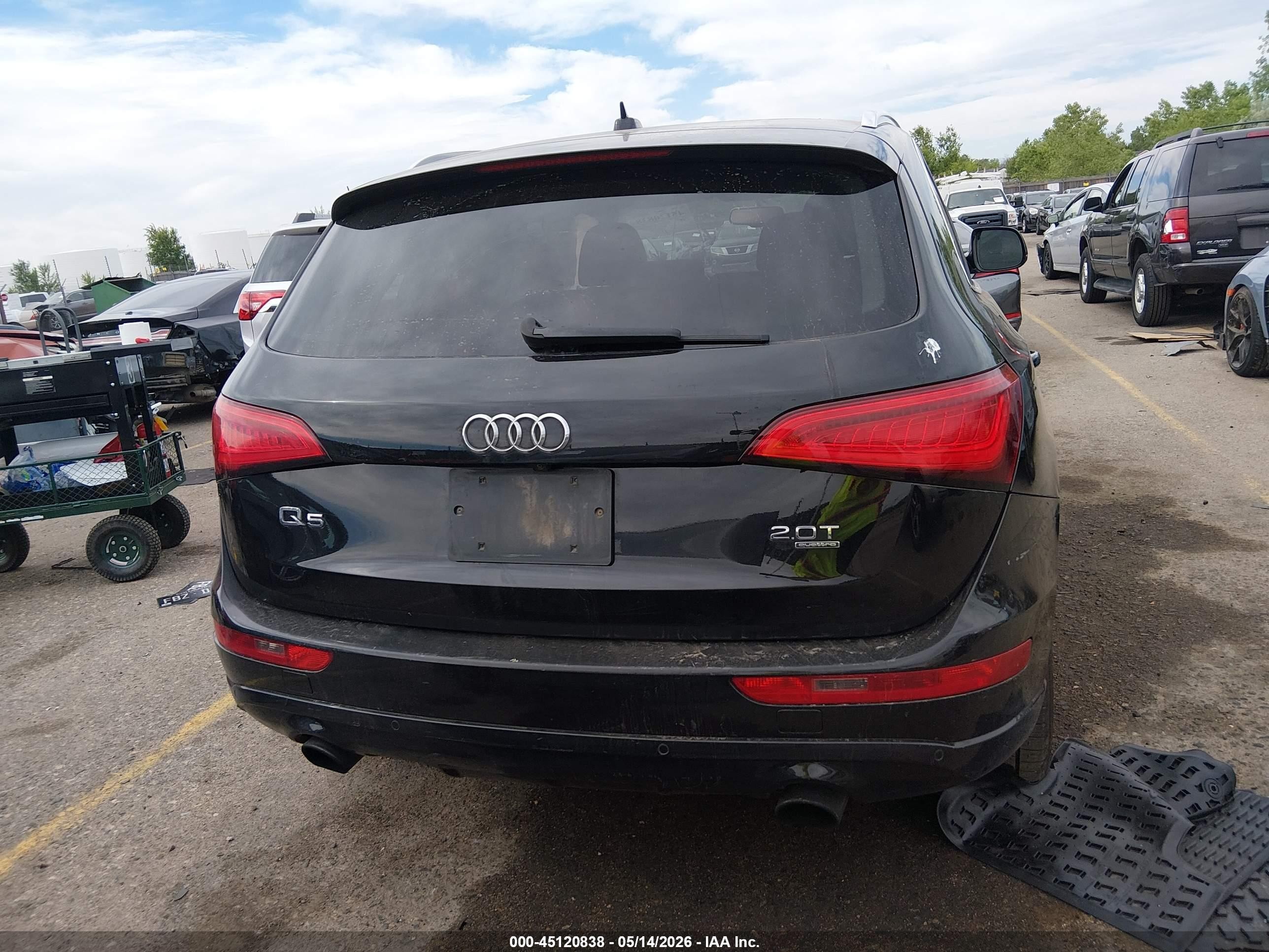2014 Audi Q5 2.0t Premium Black vin: WA1LFAFP2EA092665