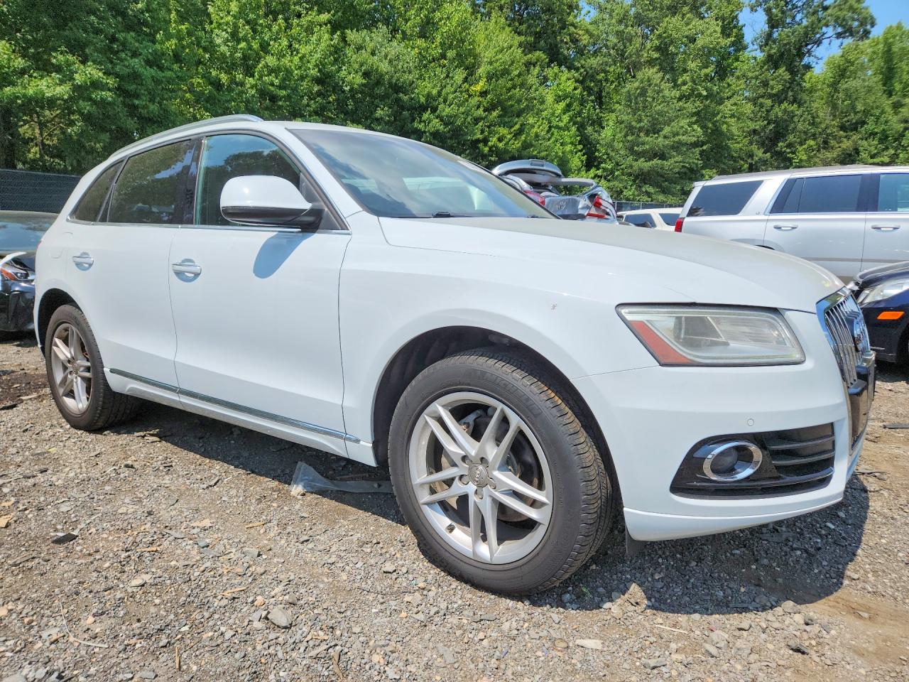 2015 Audi Q5 Premium Plus White vin: WA1LFAFP2FA034217