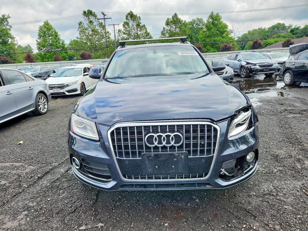 2015 Audi Q5 Premium Plus Blue vin: WA1LFAFP2FA054466