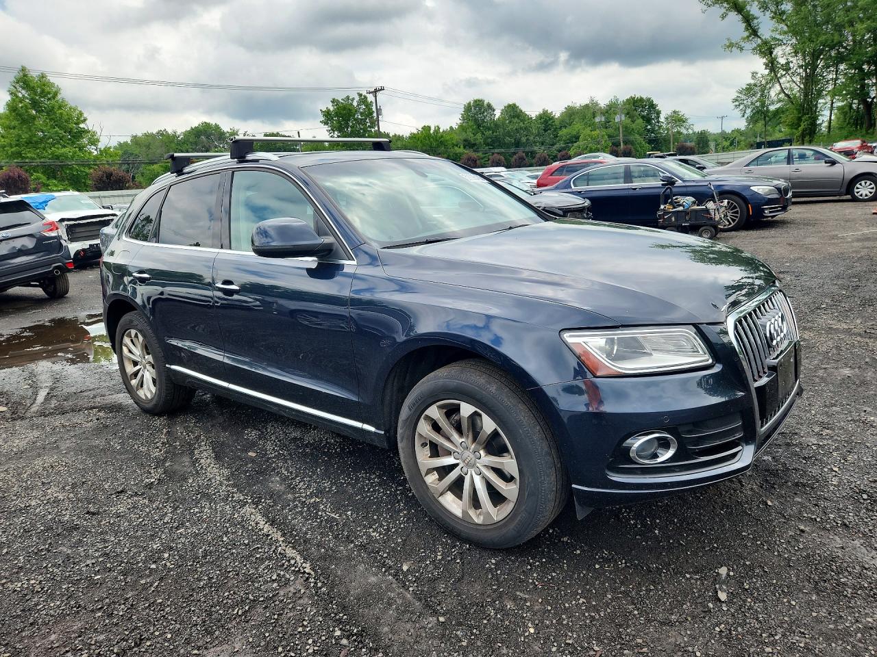 2015 Audi Q5 Premium Plus Blue vin: WA1LFAFP2FA054466