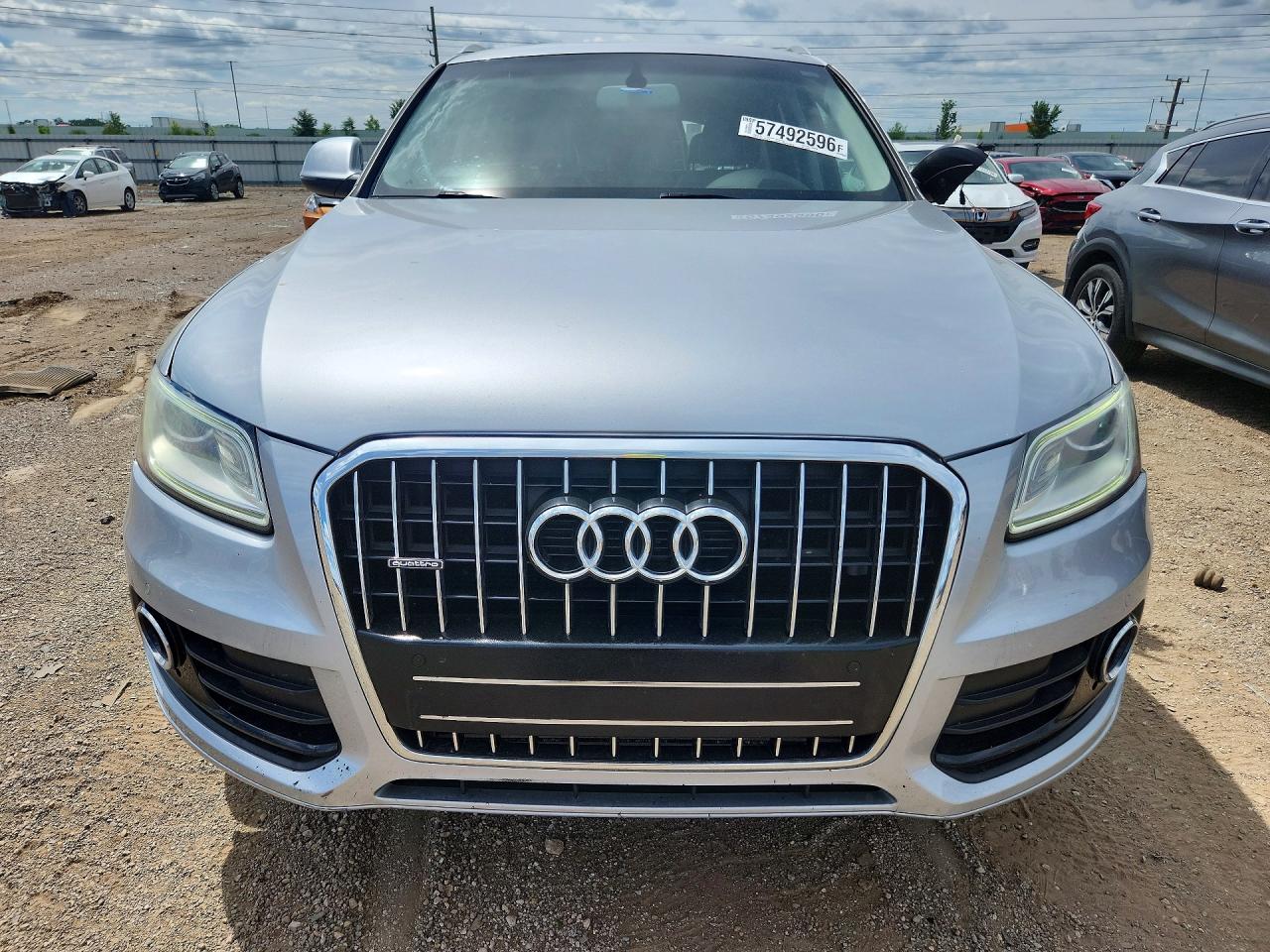 2015 Audi Q5 Premium Plus Серебряный vin: WA1LFAFP2FA058565