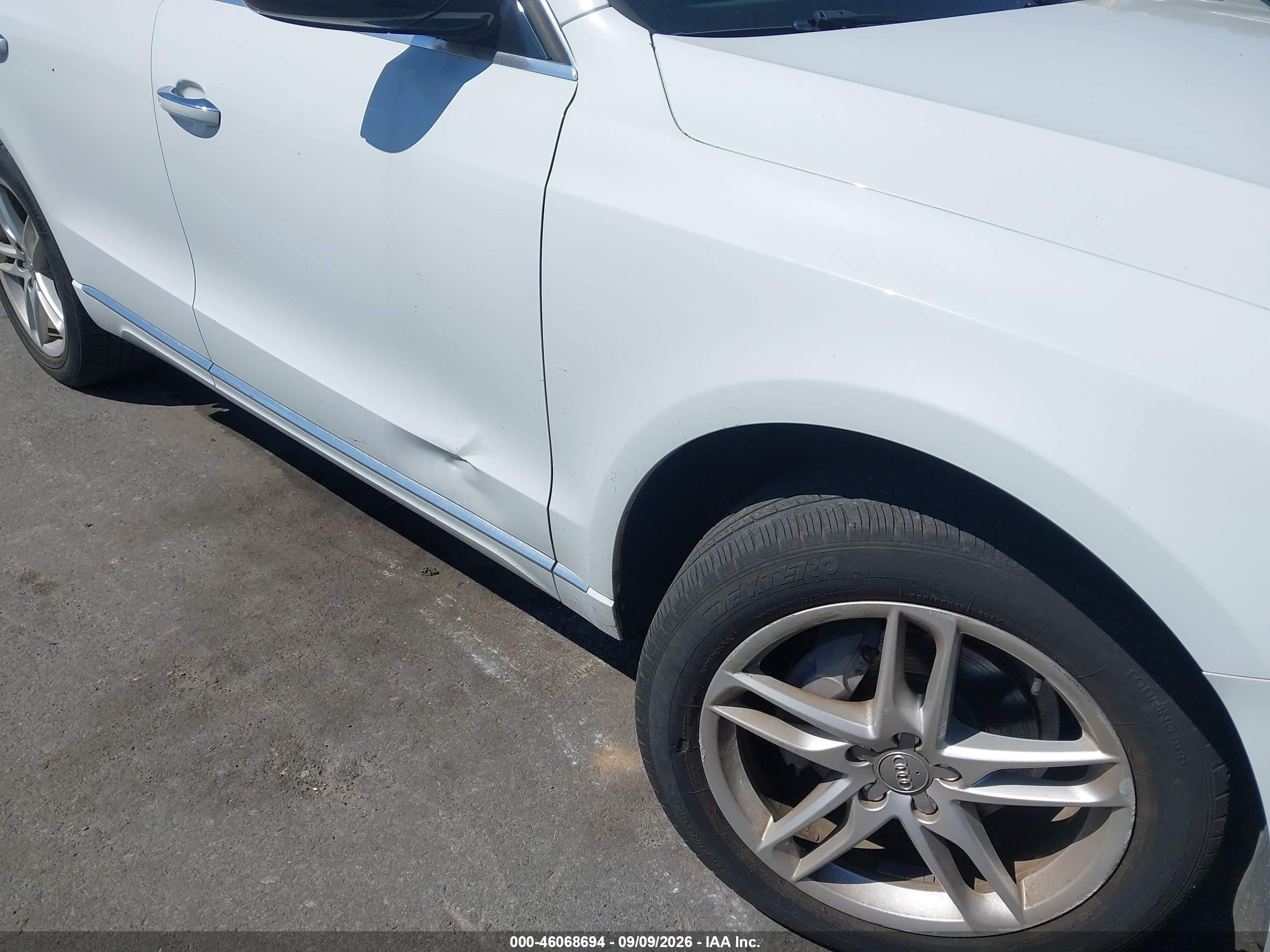 2015 Audi Q5 2.0t Premium White vin: WA1LFAFP2FA104430