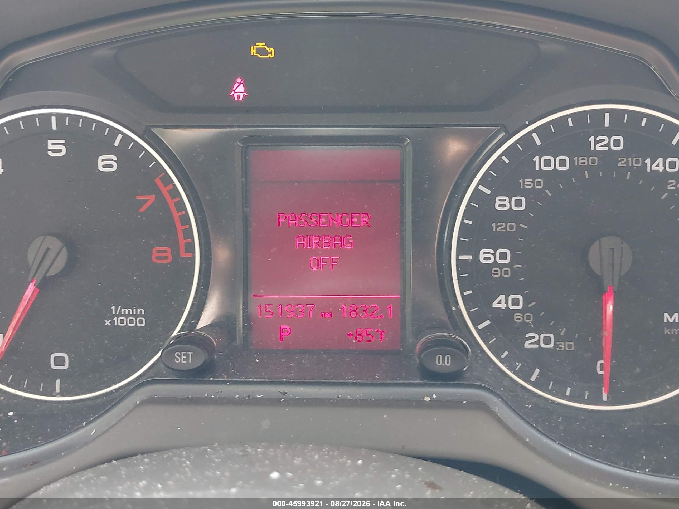2012 Audi Q5 2.0t Premium Белый vin: WA1LFAFP3CA040538
