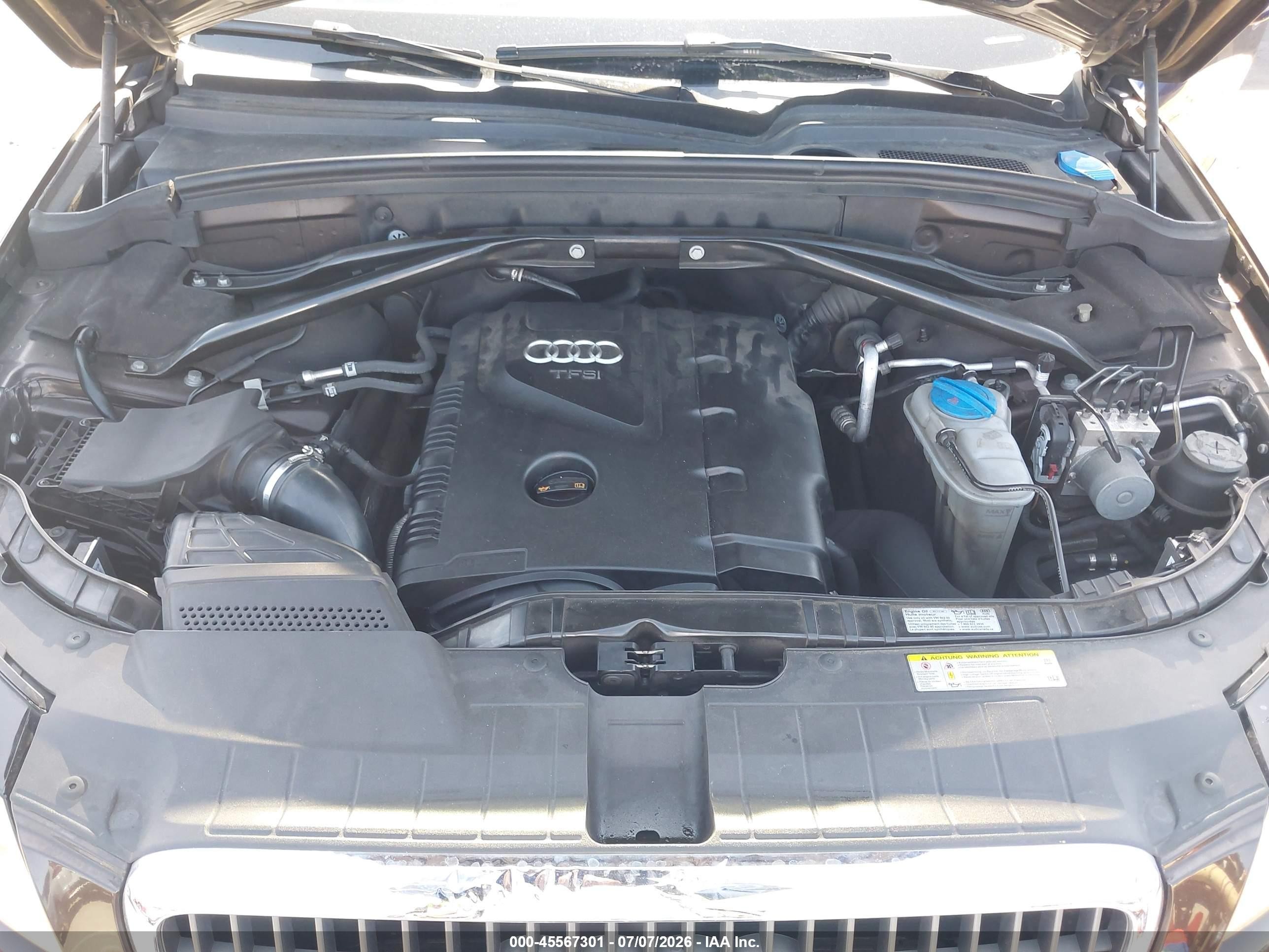 2012 Audi Q5 2.0t Premium Brown vin: WA1LFAFP3CA041804