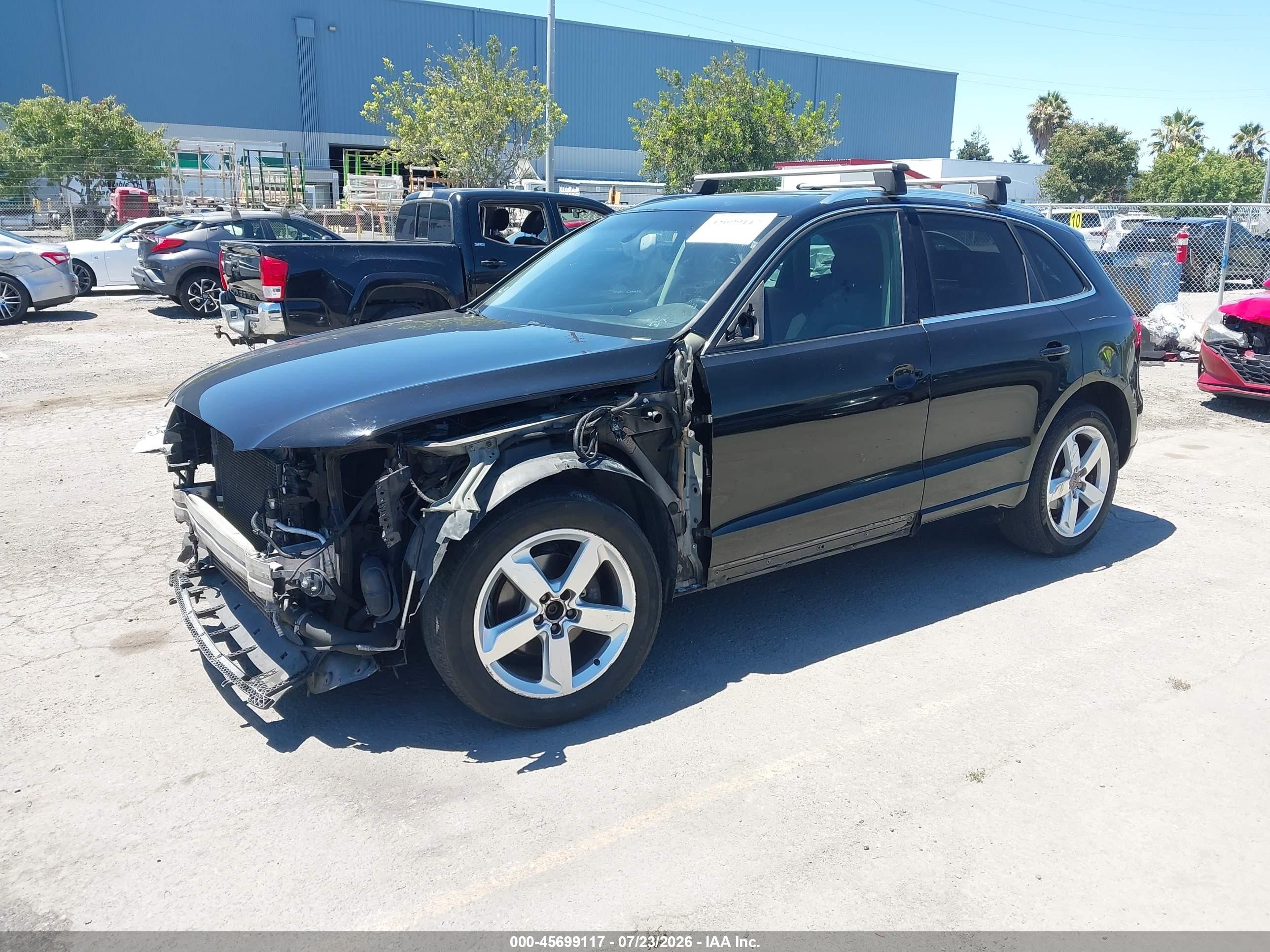2012 Audi Q5 2.0t Premium Black vin: WA1LFAFP3CA069988
