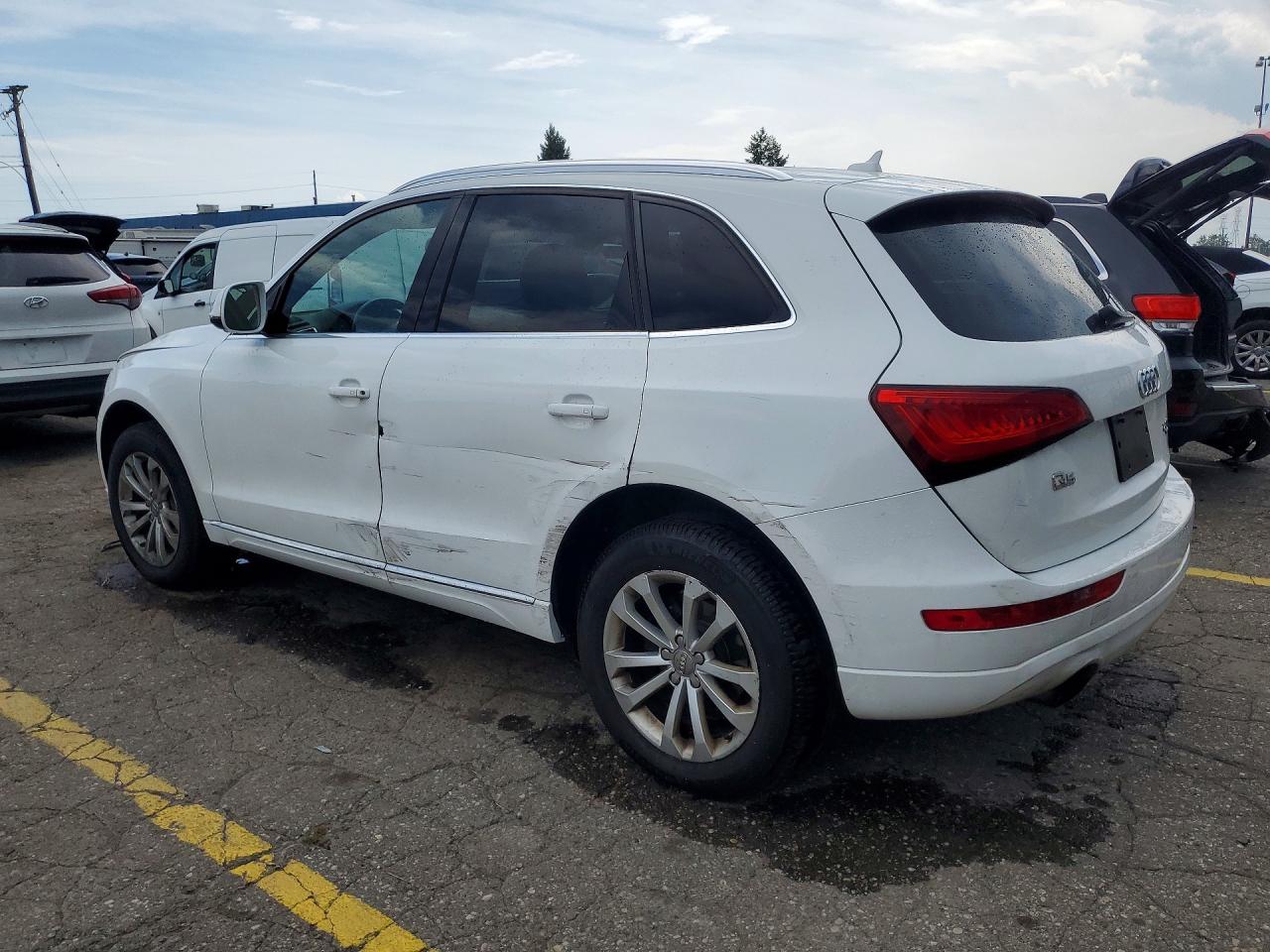 2013 Audi Q5 Premium Plus White vin: WA1LFAFP3DA036099