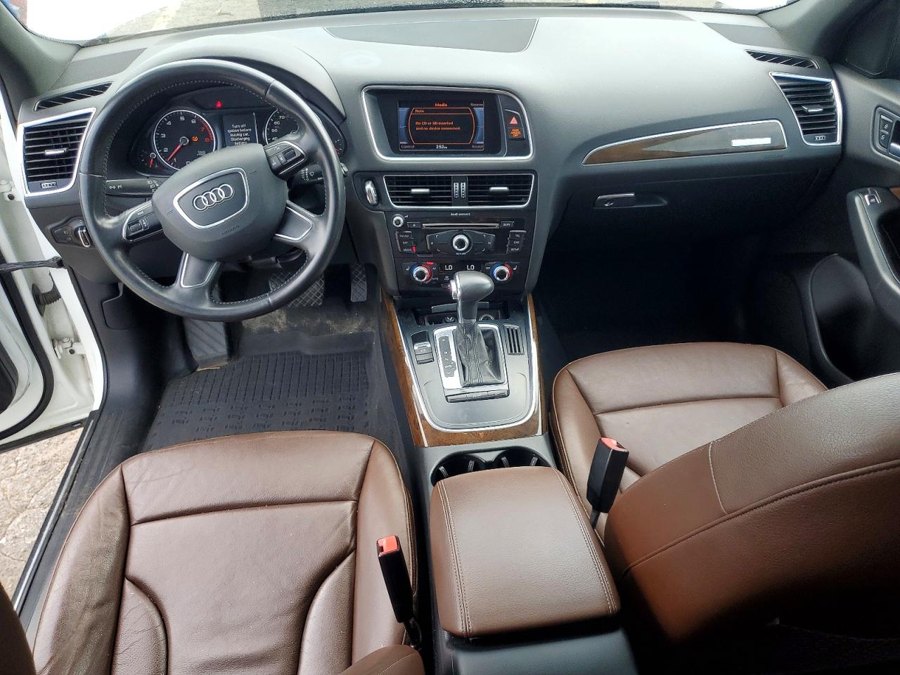 2013 Audi Q5 Premium Plus White vin: WA1LFAFP3DA036099