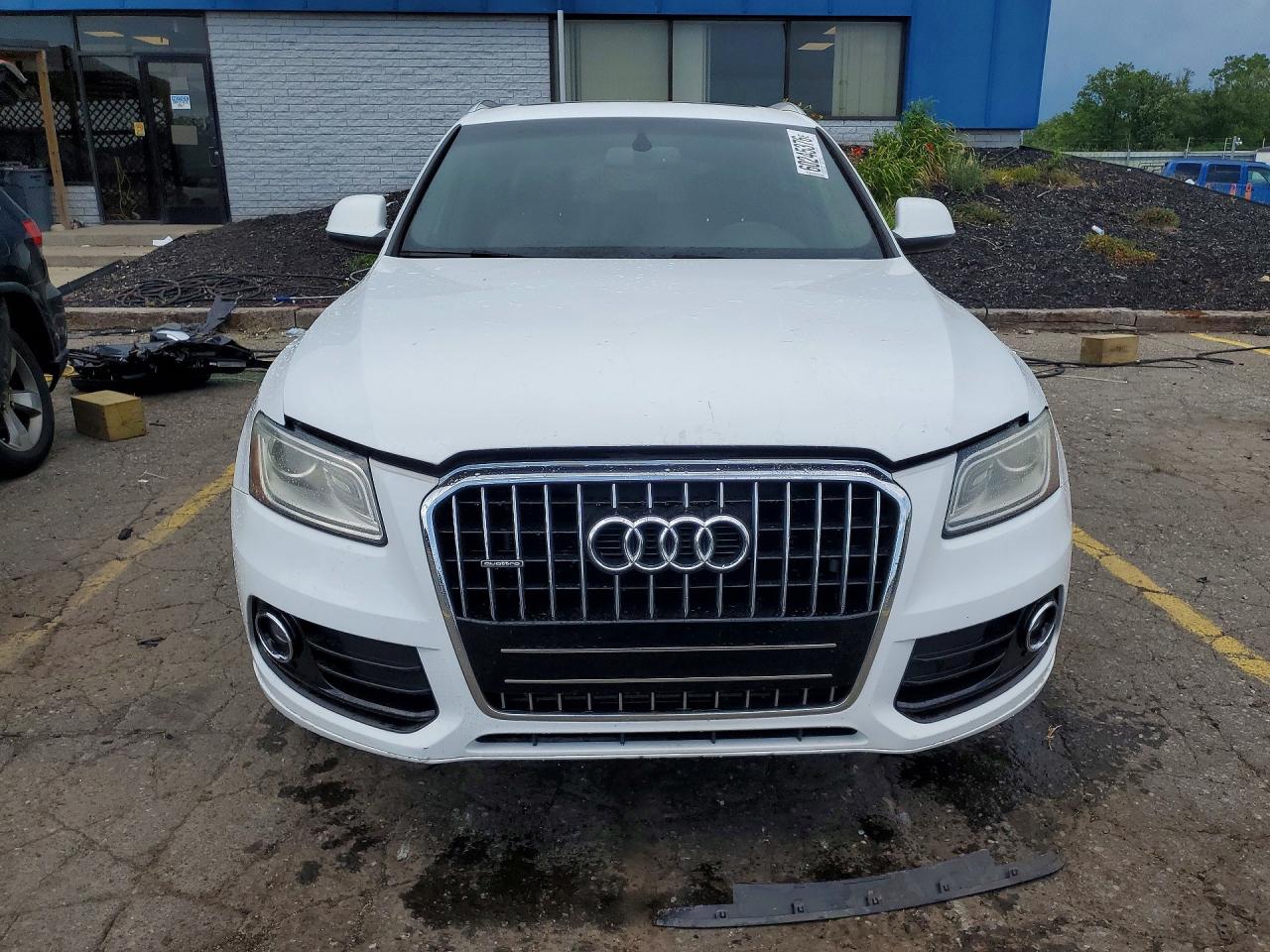 2013 Audi Q5 Premium Plus White vin: WA1LFAFP3DA036099