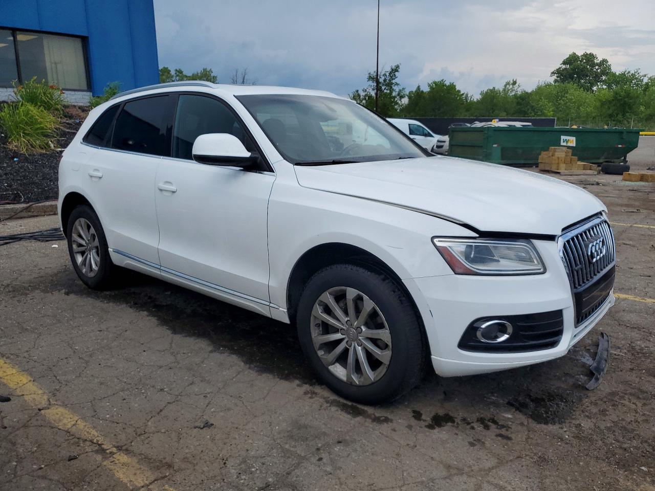 2013 Audi Q5 Premium Plus White vin: WA1LFAFP3DA036099