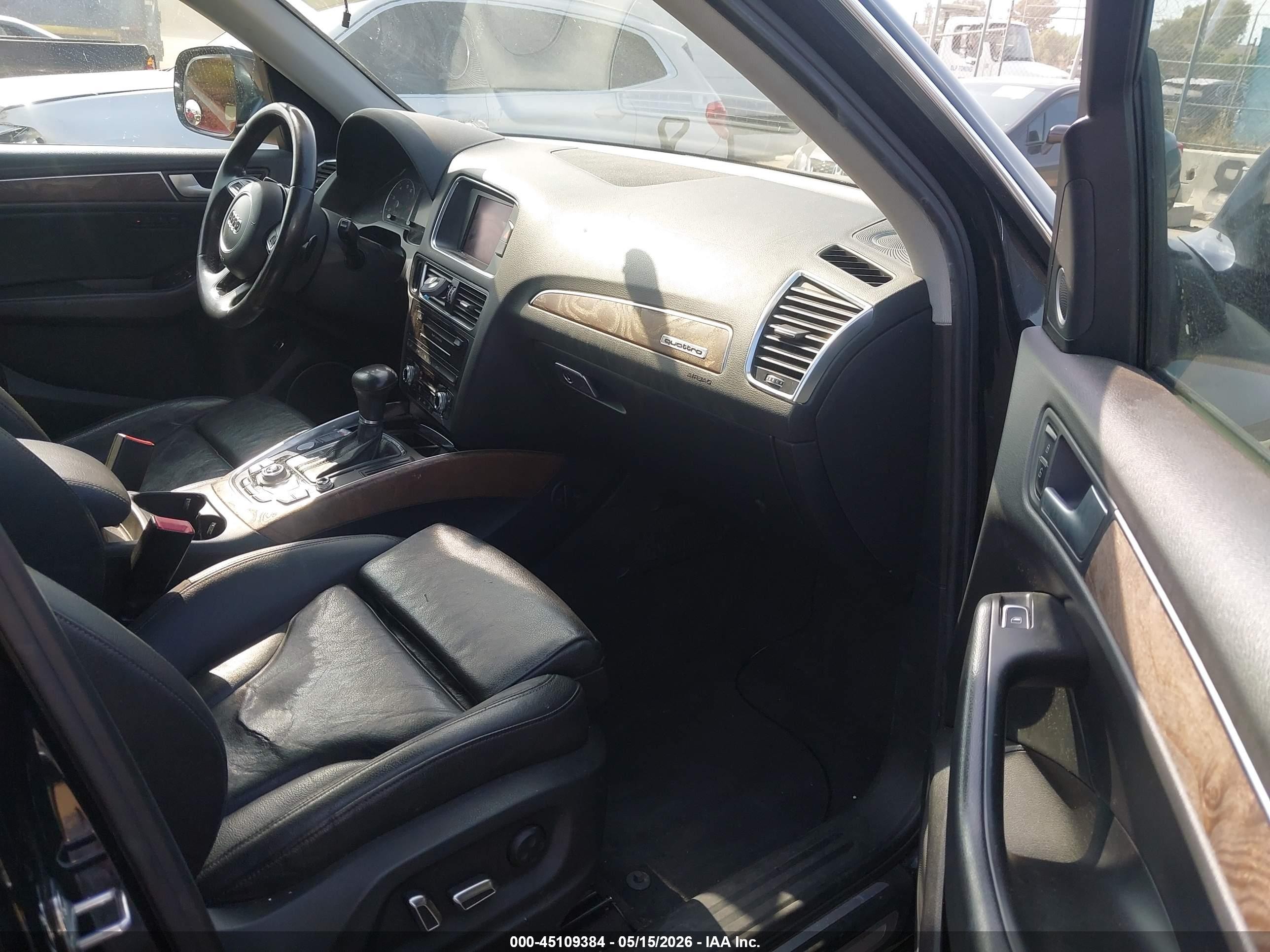 2013 Audi Q5 2.0t Premium Black vin: WA1LFAFP3DA073217
