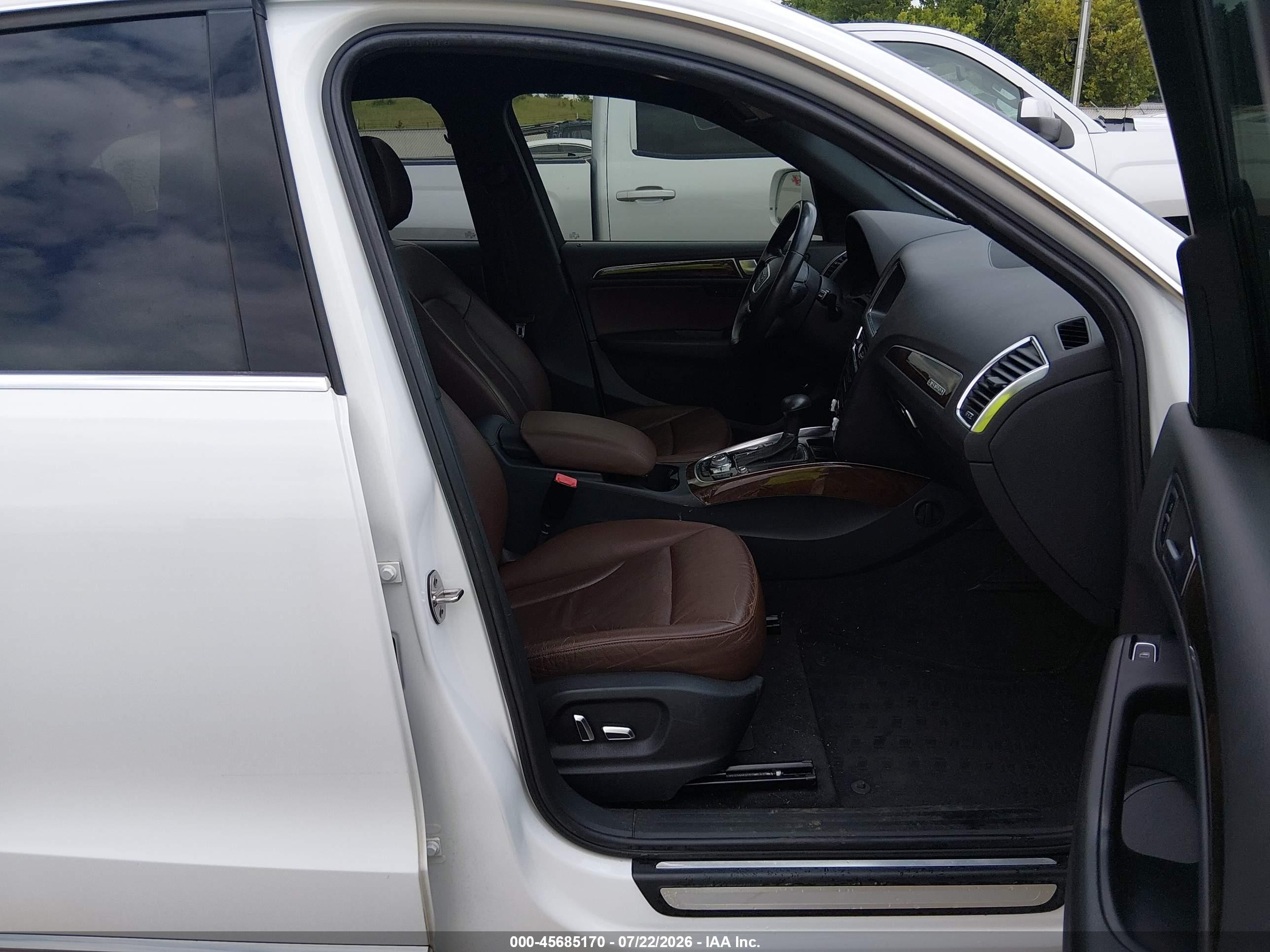 2013 Audi Q5 2.0t Premium White vin: WA1LFAFP3DA086257