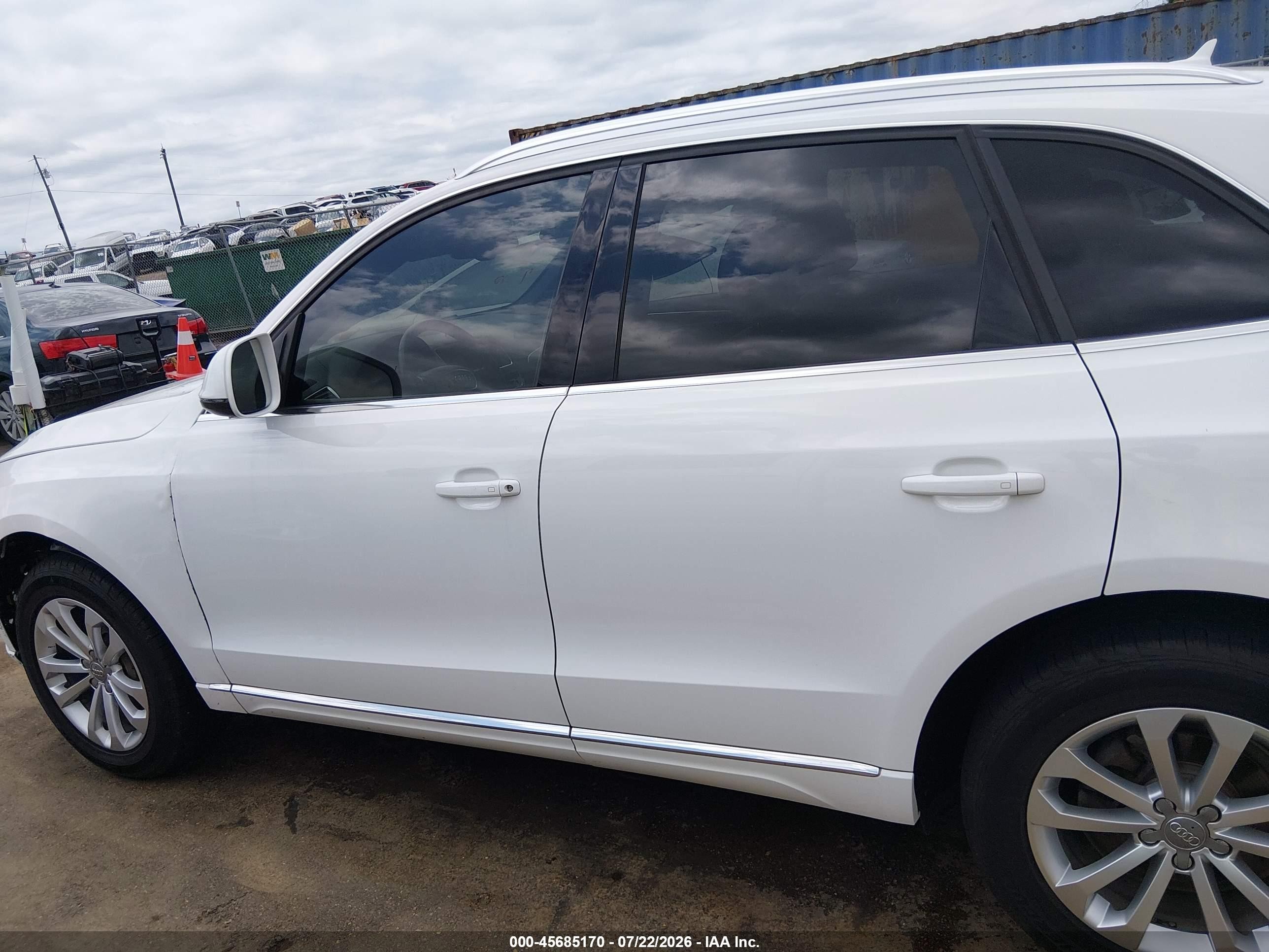 2013 Audi Q5 2.0t Premium White vin: WA1LFAFP3DA086257
