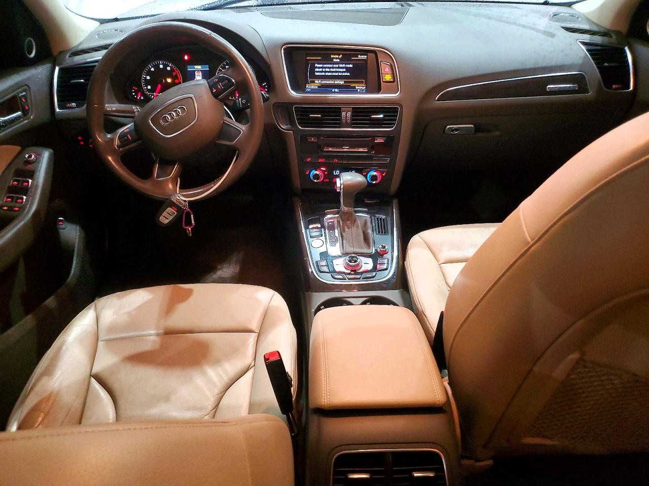 2014 Audi Q5 Premium Plus White vin: WA1LFAFP3EA024343