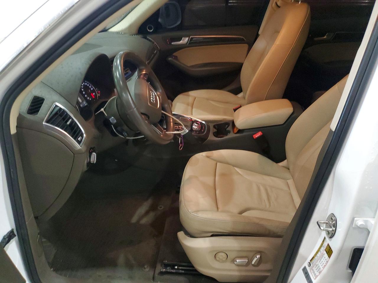 2014 Audi Q5 Premium Plus White vin: WA1LFAFP3EA024343