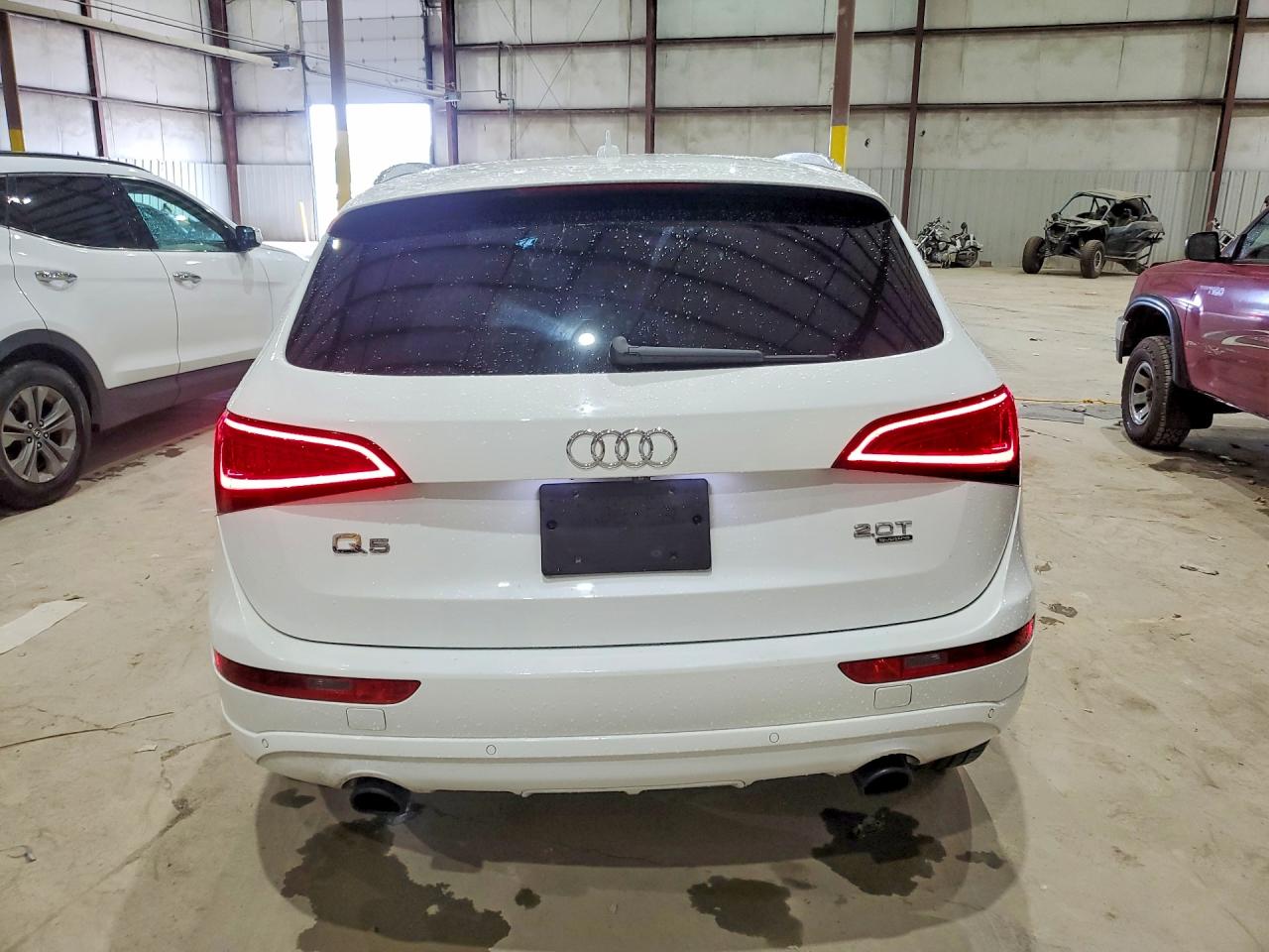 2014 Audi Q5 Premium Plus White vin: WA1LFAFP3EA024343