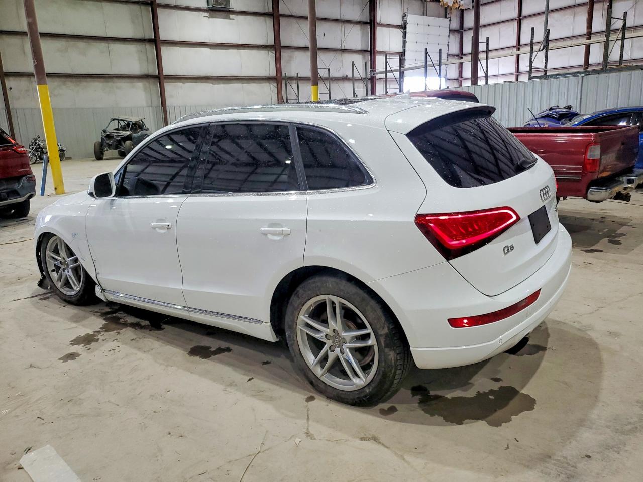 2014 Audi Q5 Premium Plus White vin: WA1LFAFP3EA024343