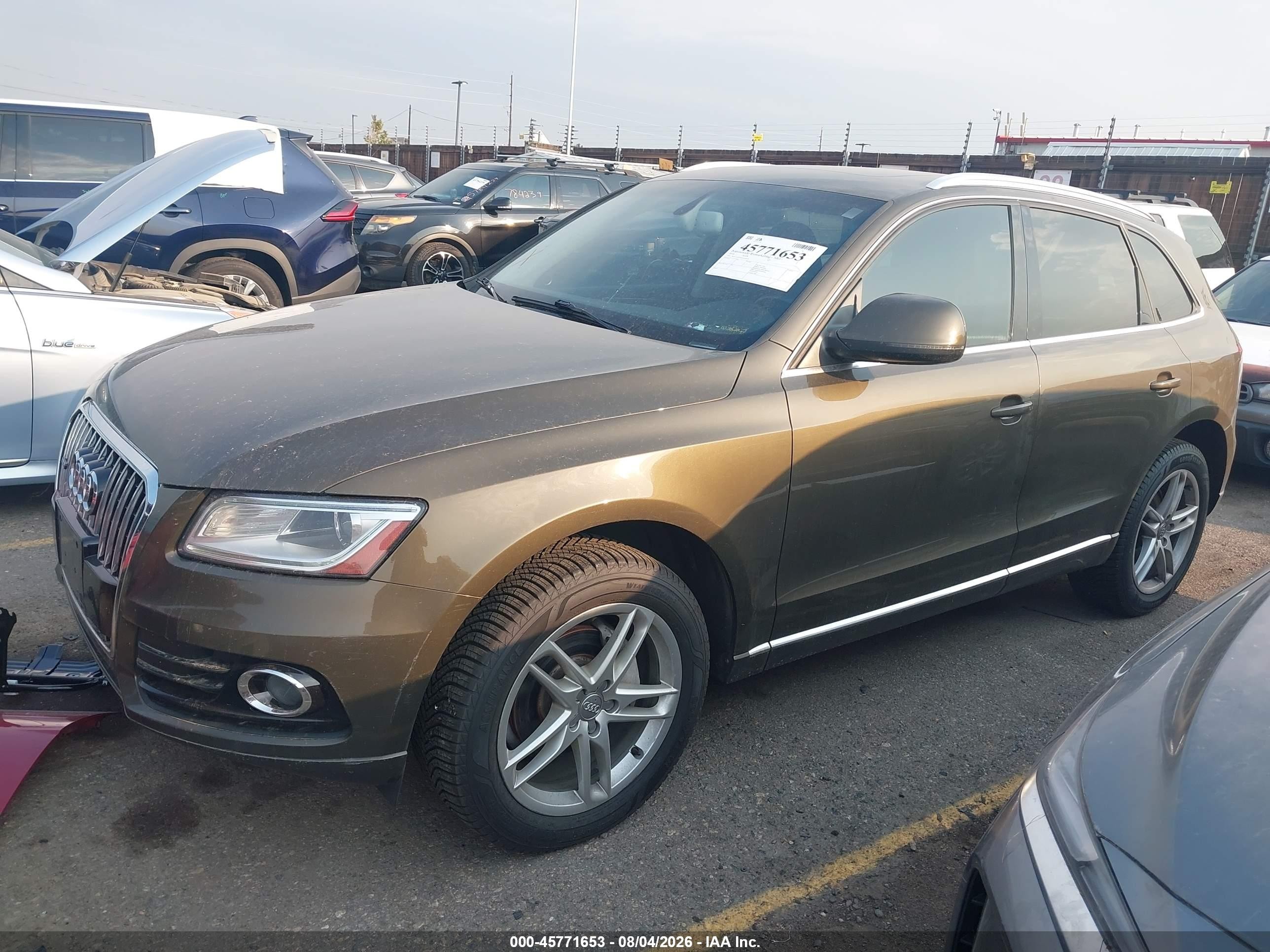 2014 Audi Q5 2.0t Premium Green vin: WA1LFAFP3EA024939