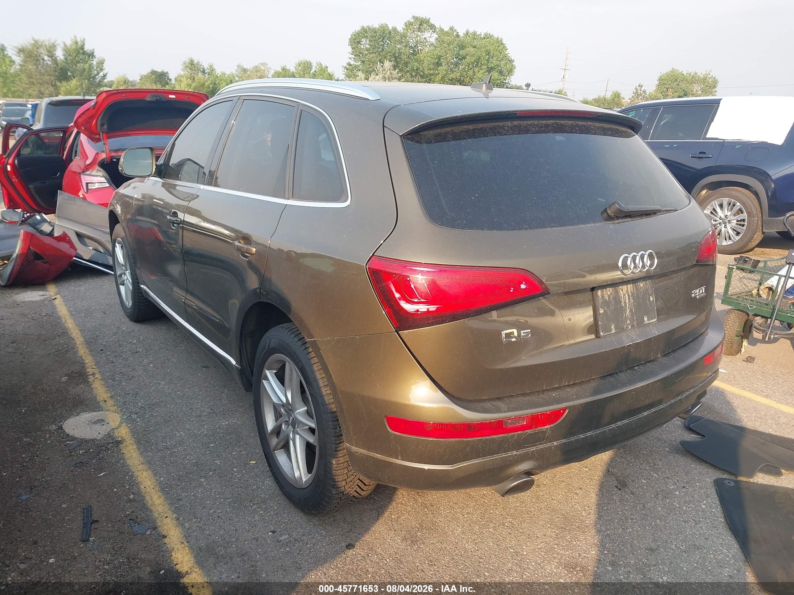 2014 Audi Q5 2.0t Premium Green vin: WA1LFAFP3EA024939