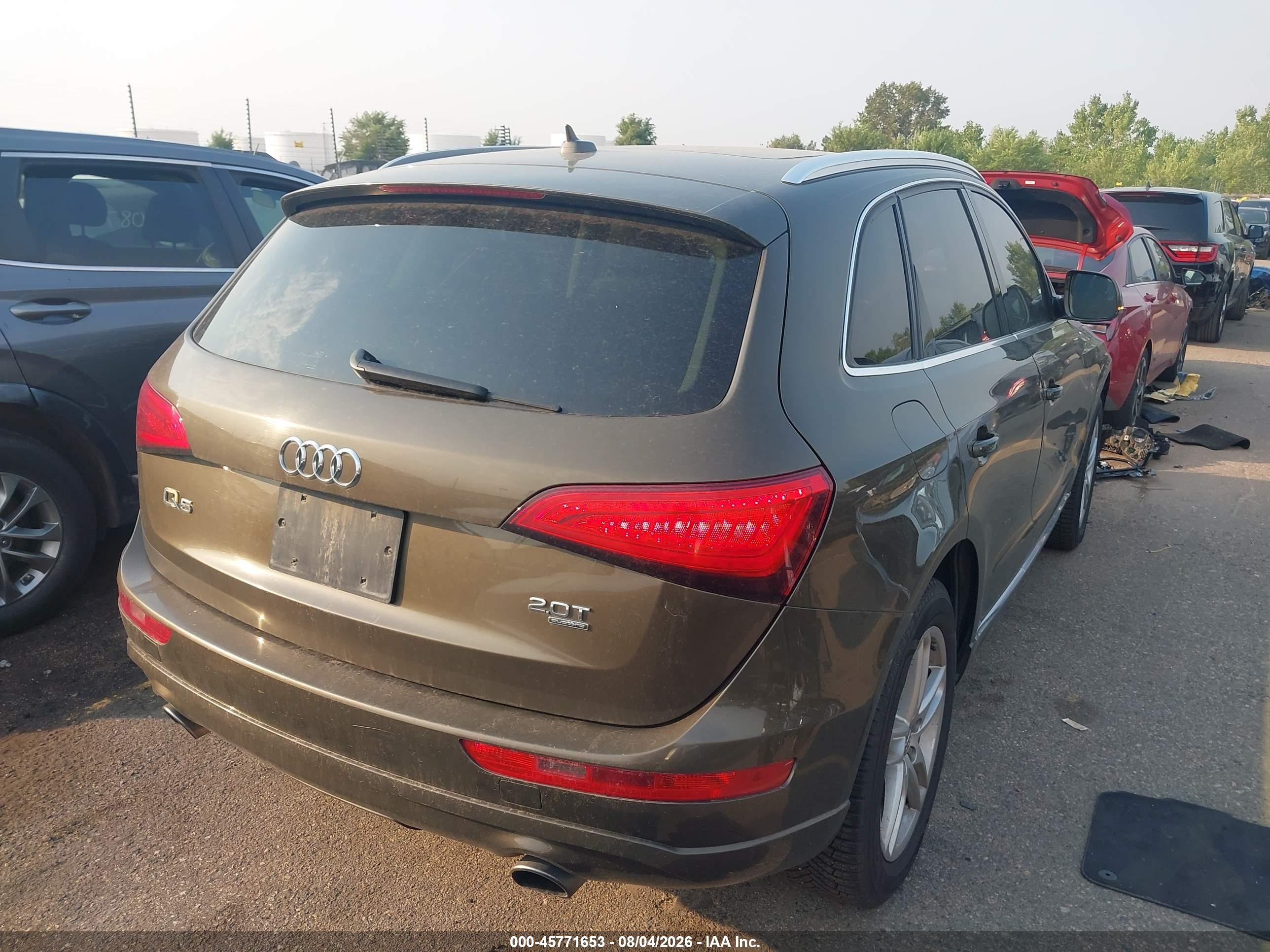 2014 Audi Q5 2.0t Premium Green vin: WA1LFAFP3EA024939