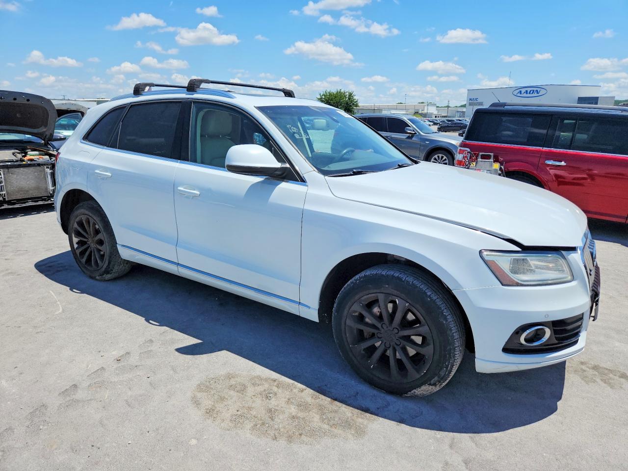 2014 Audi Q5 Premium Plus White vin: WA1LFAFP3EA039585