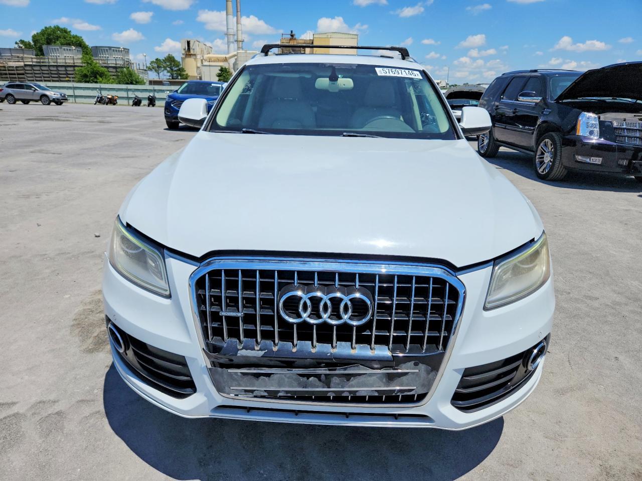 2014 Audi Q5 Premium Plus White vin: WA1LFAFP3EA039585